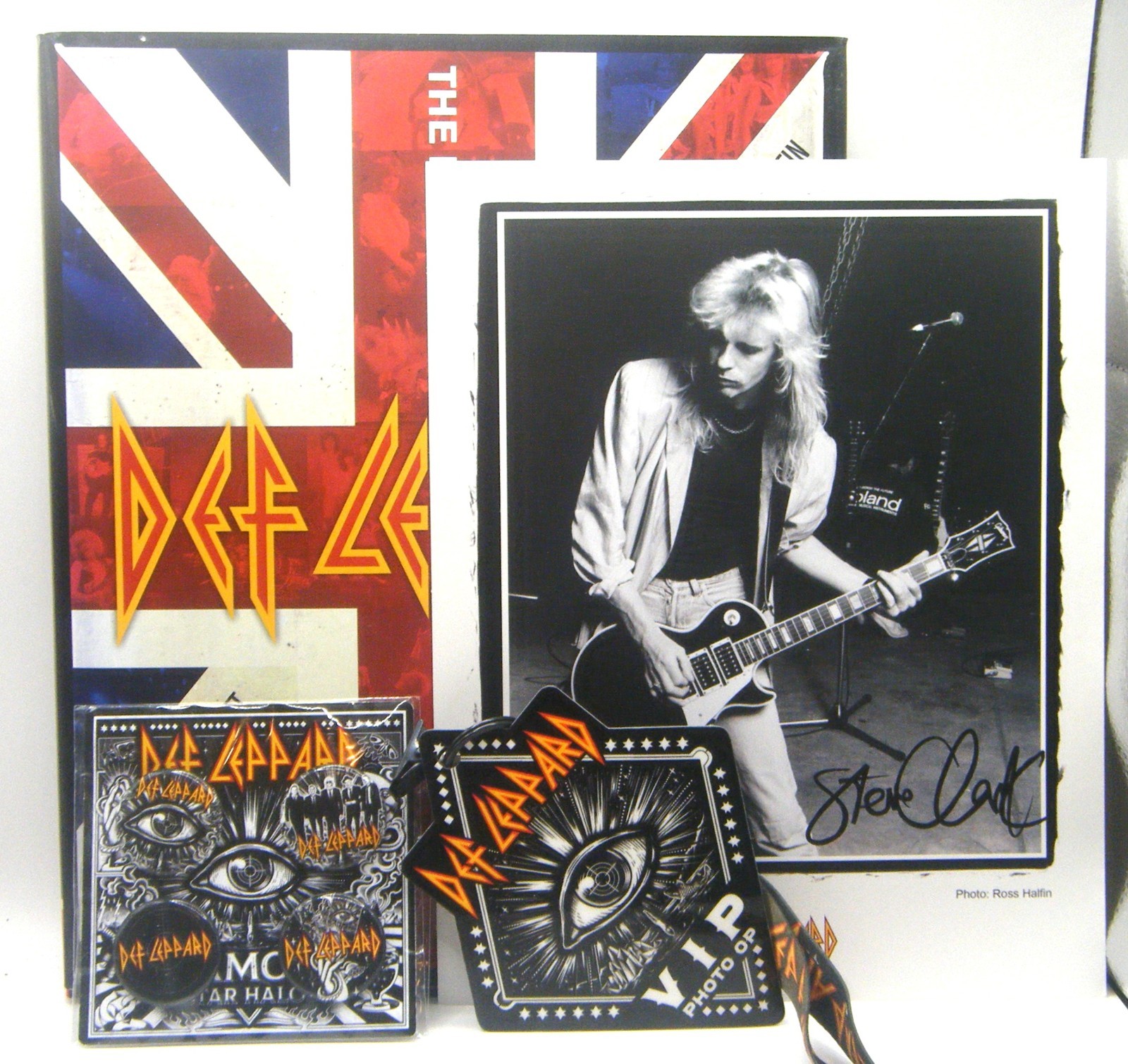 Def Leppard Tour Memorabilia Fan Lot Lanyard Ticket Stub Photo Book Buttons Def Leppard Tour Memorabilia Fan Lot Lanyard Ticket Stub Photo Book Buttons