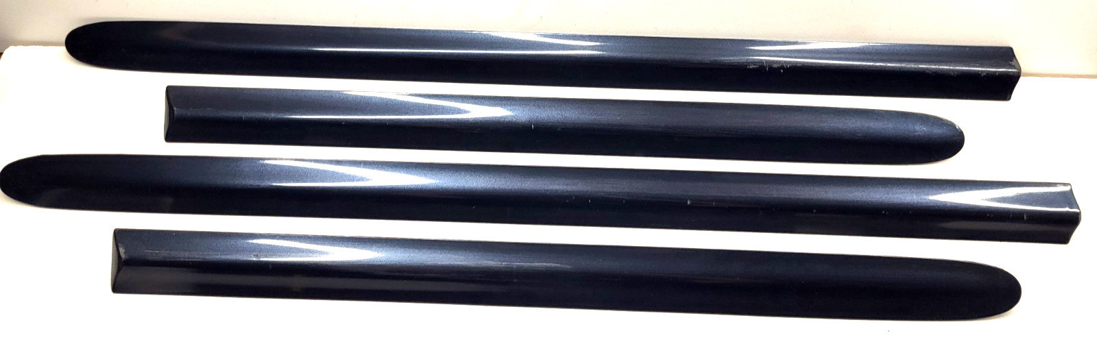 2000-2005 Buick Lesabre Dark Blue Metallic Door Belt Trim Molding Set OEM 407