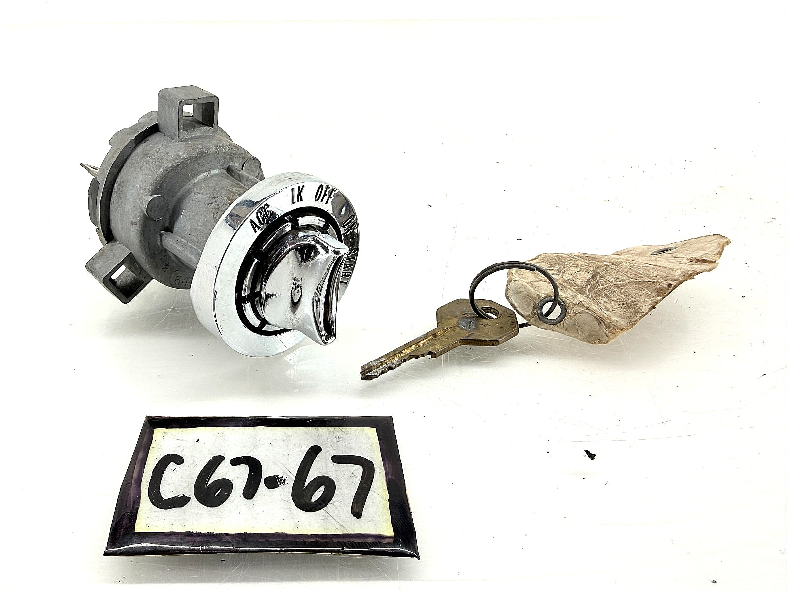 OEM 1966 1967 1968 GM Chevelle Nova Ignition Switch & Lock Cylinder C67-67