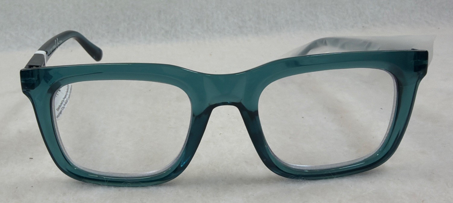 Peepers Reading Glasses Teal Blue Light Blocking Readers Select Strength Size.