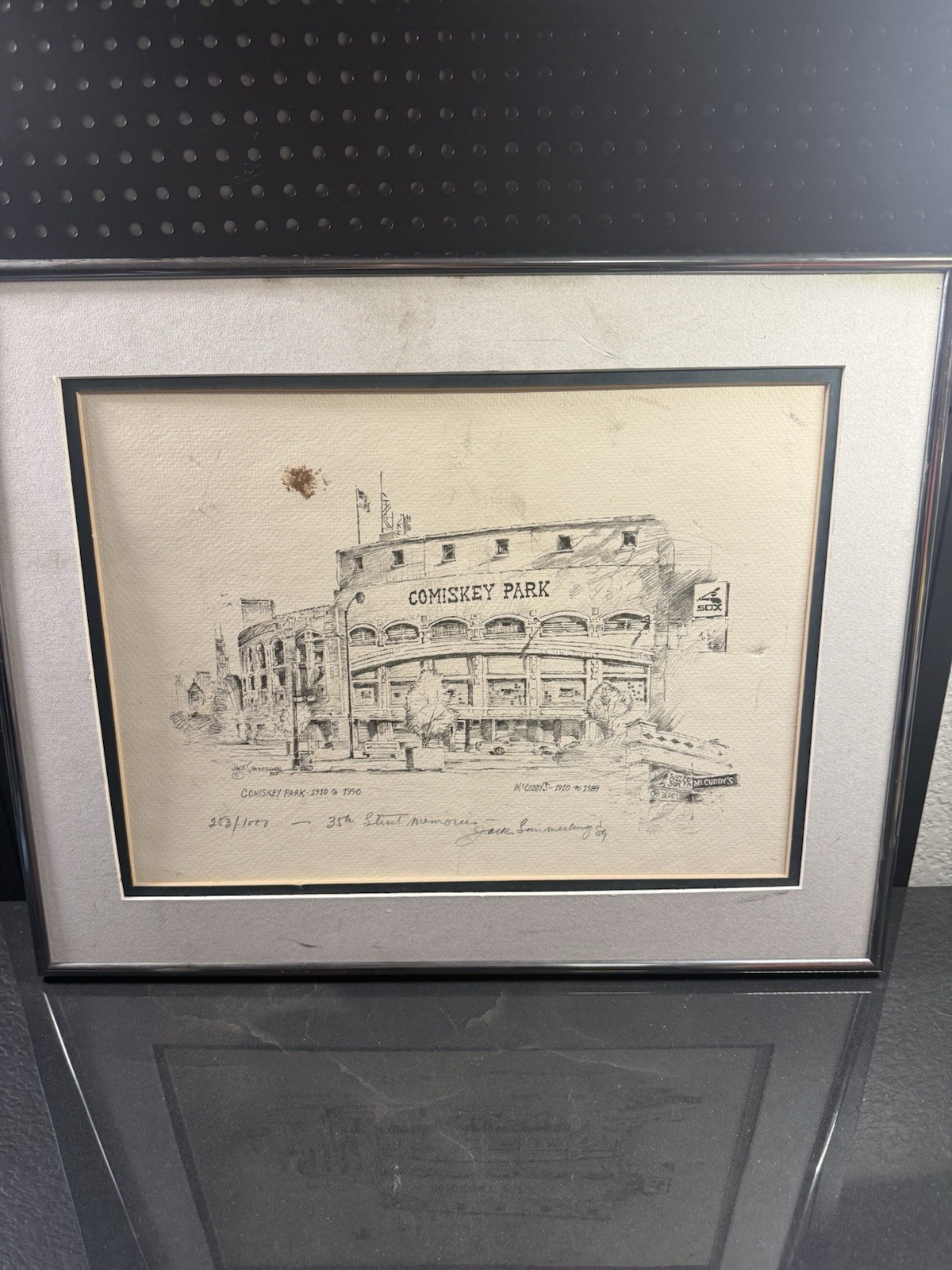 Vintage Comiskey Park 35th Street Memories Signed Numbered 263/1000 White Sox Vintage Comiskey Park 35th Street Memories Signed Numbered 263/1000 White Sox