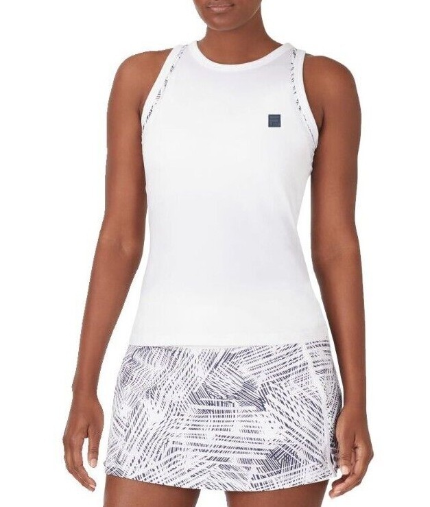 FILA Women's Foul Line High Neck Tennis Tank Top  - MSRP $70 - New With Tags