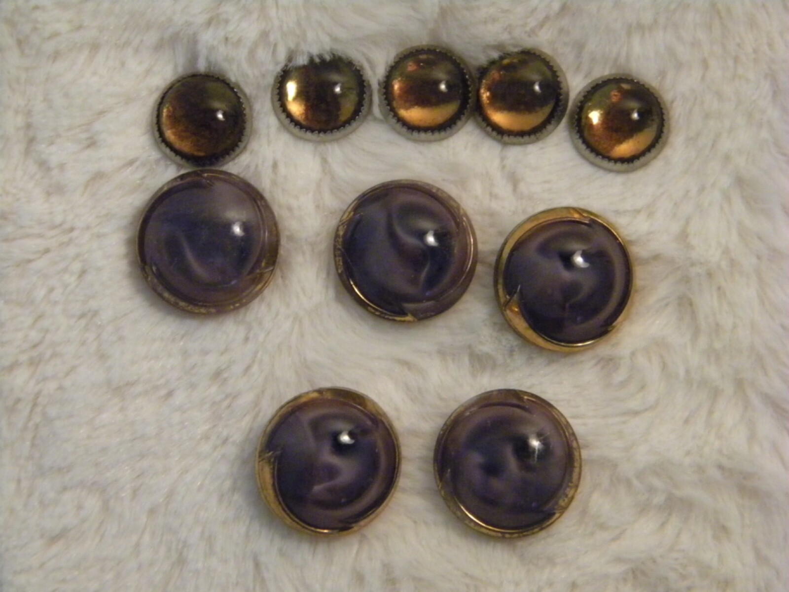 vintage 10 (2 sets) celluloid Glow Bubble buttons vintage 10 (2 sets) celluloid Glow Bubble buttons