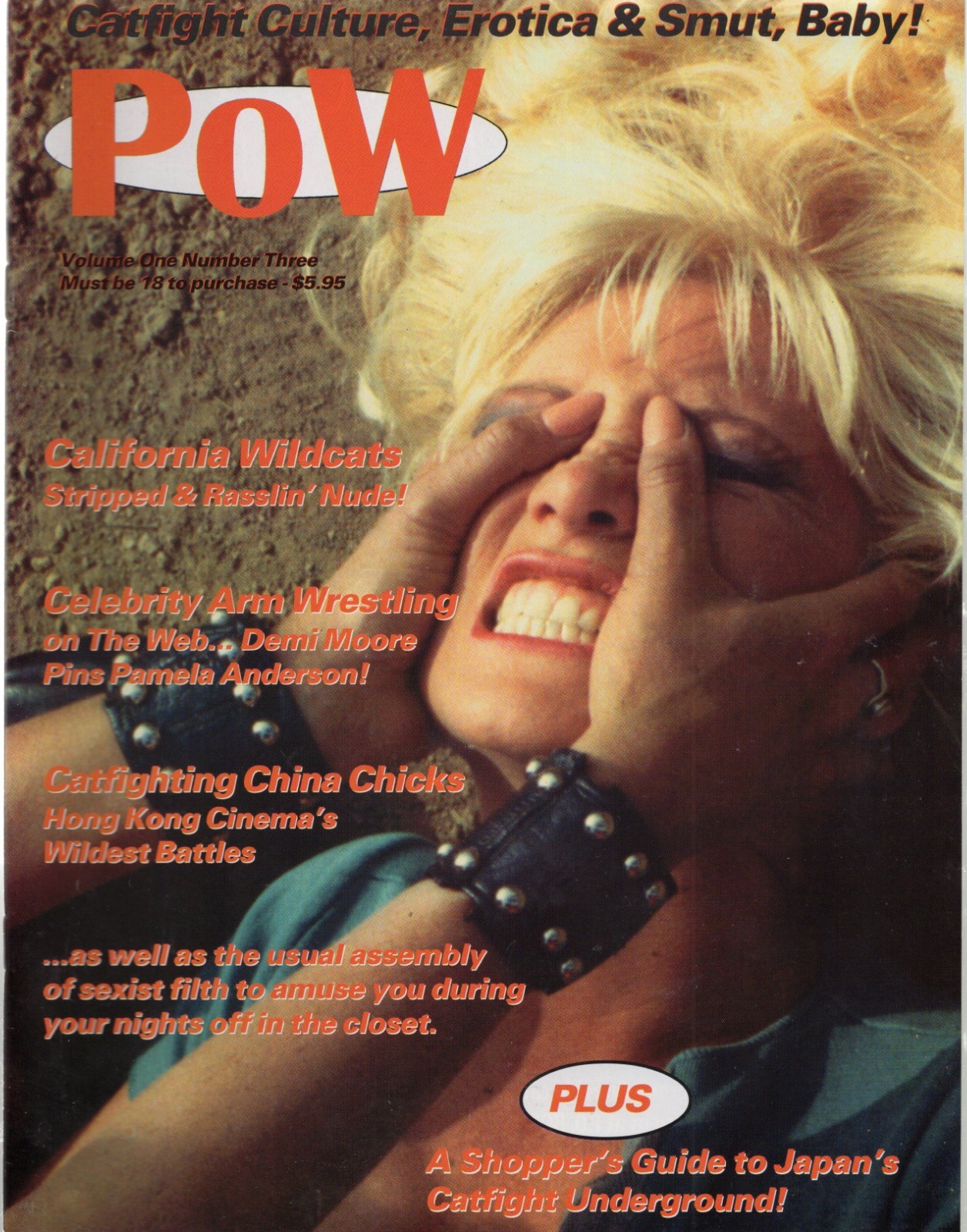 Draculina Pow Magazine 3 Catfight Cinema Celebrity Arm Wrestling Japan Hong Kong