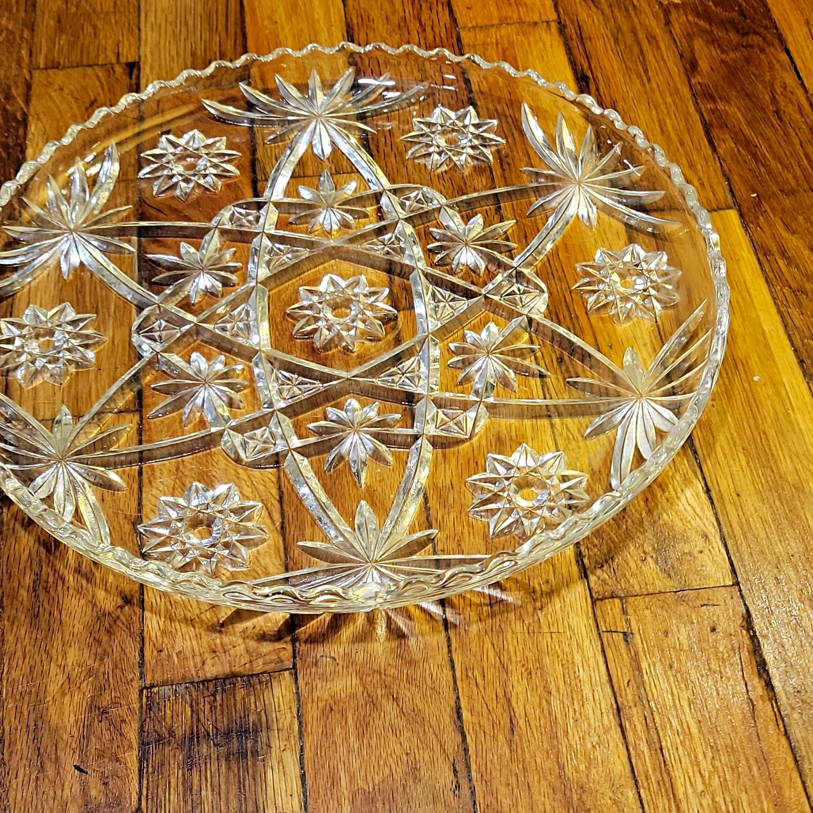 Antique American Brilliant Period (ABP)Cut Glass 13.5\