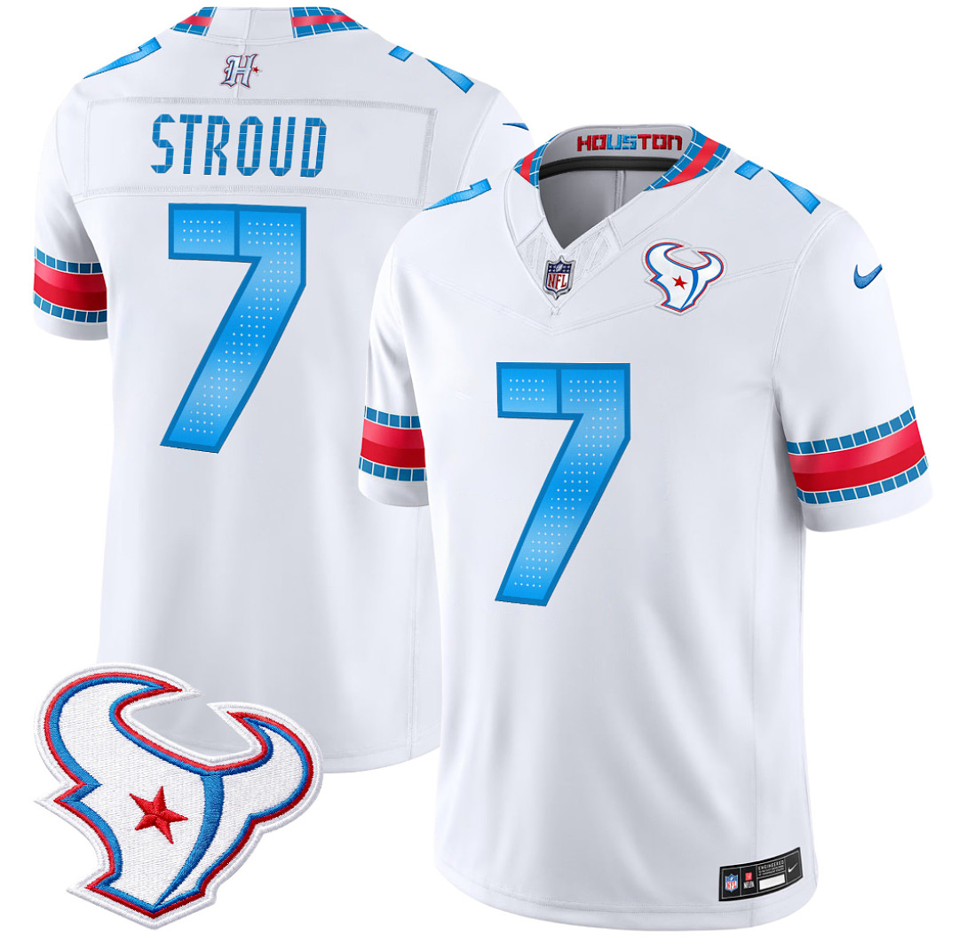 New HOT SALE  Texans White 2026 “Rivalries” Vapor Limited Stitched Jersey