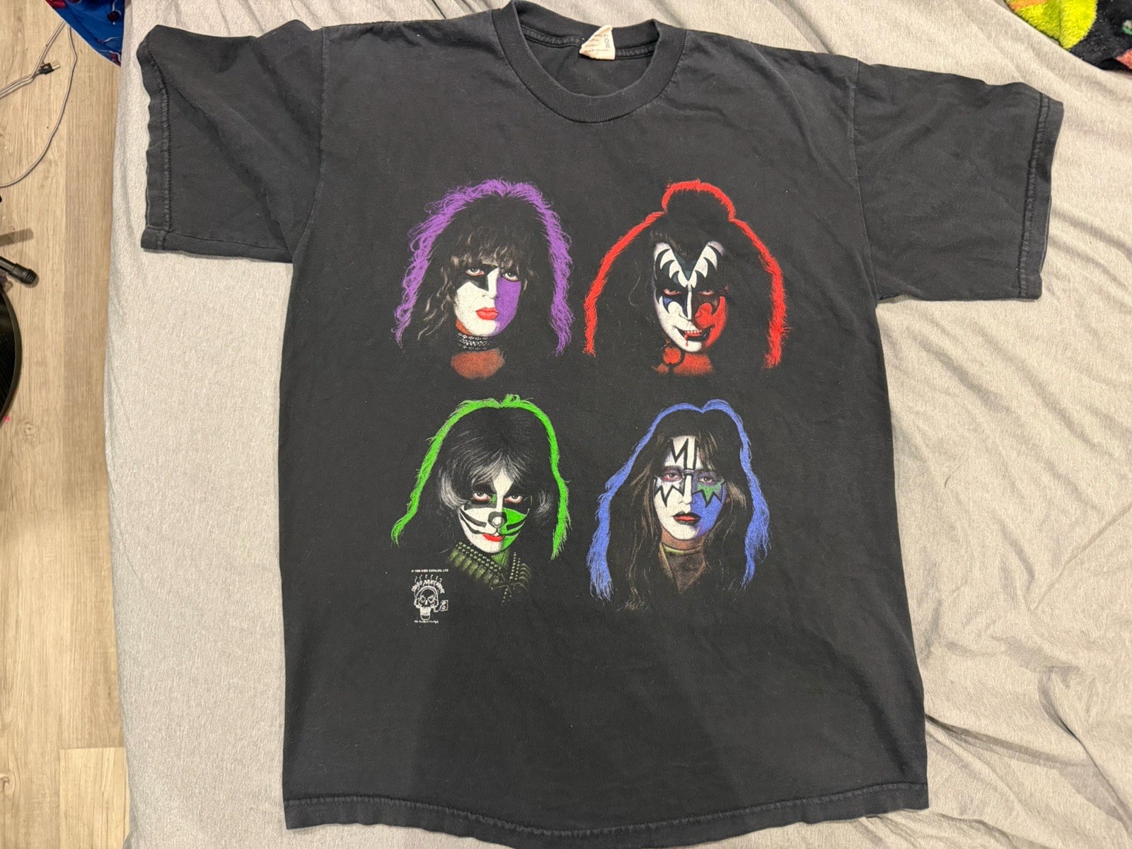 Vintage Cronies Mens XL Kiss Band 1996 Made In USA Single Stitch T-Shirt 