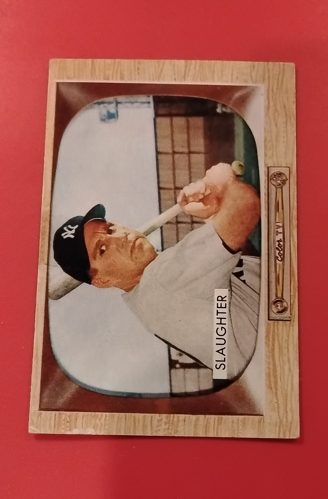 1955 Bowman - Enos Slaughter #60 1955 Bowman - Enos Slaughter #60