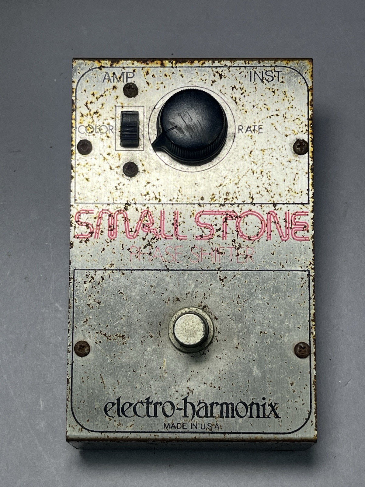 Electro Harmonix Small Stone Phase Shifter 1970's USA Guitar Pedal 1976 Vintage