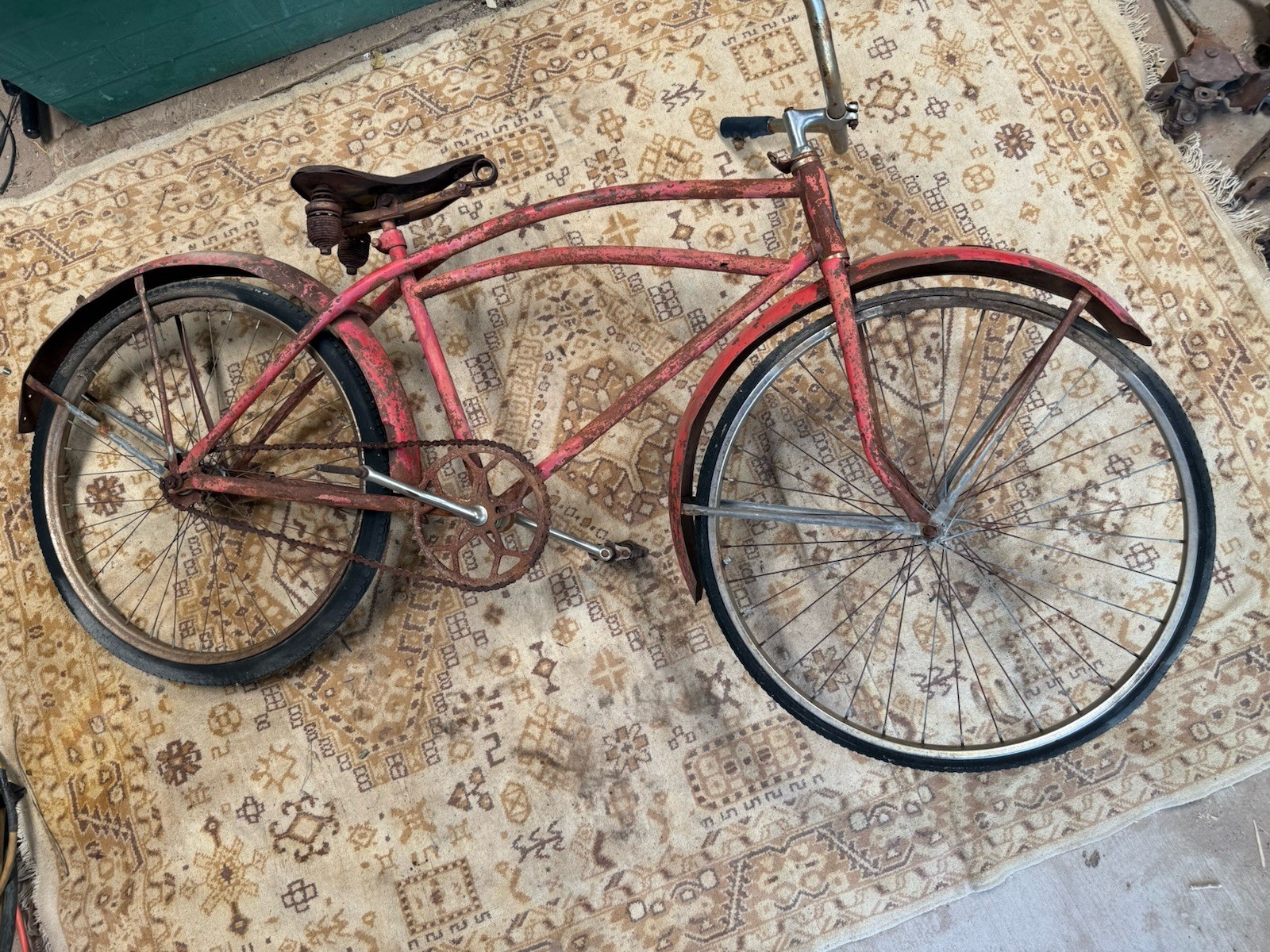 Vintage 1940s Shelby Traveler Bicycle Men's Cruiser Prewar Ratrod Original Co
