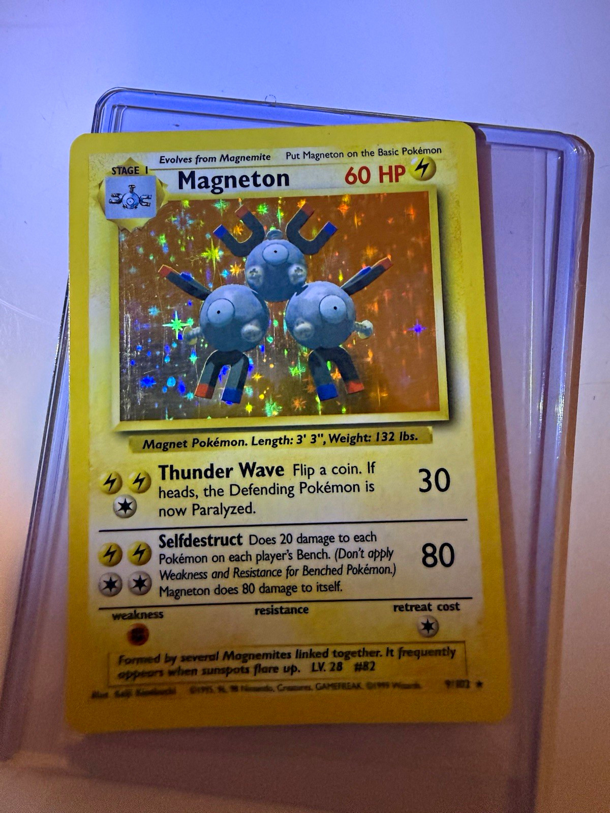 Wizards of the Coast Magneton 9/102 Base Set Holo Rare 1999 English 60HP