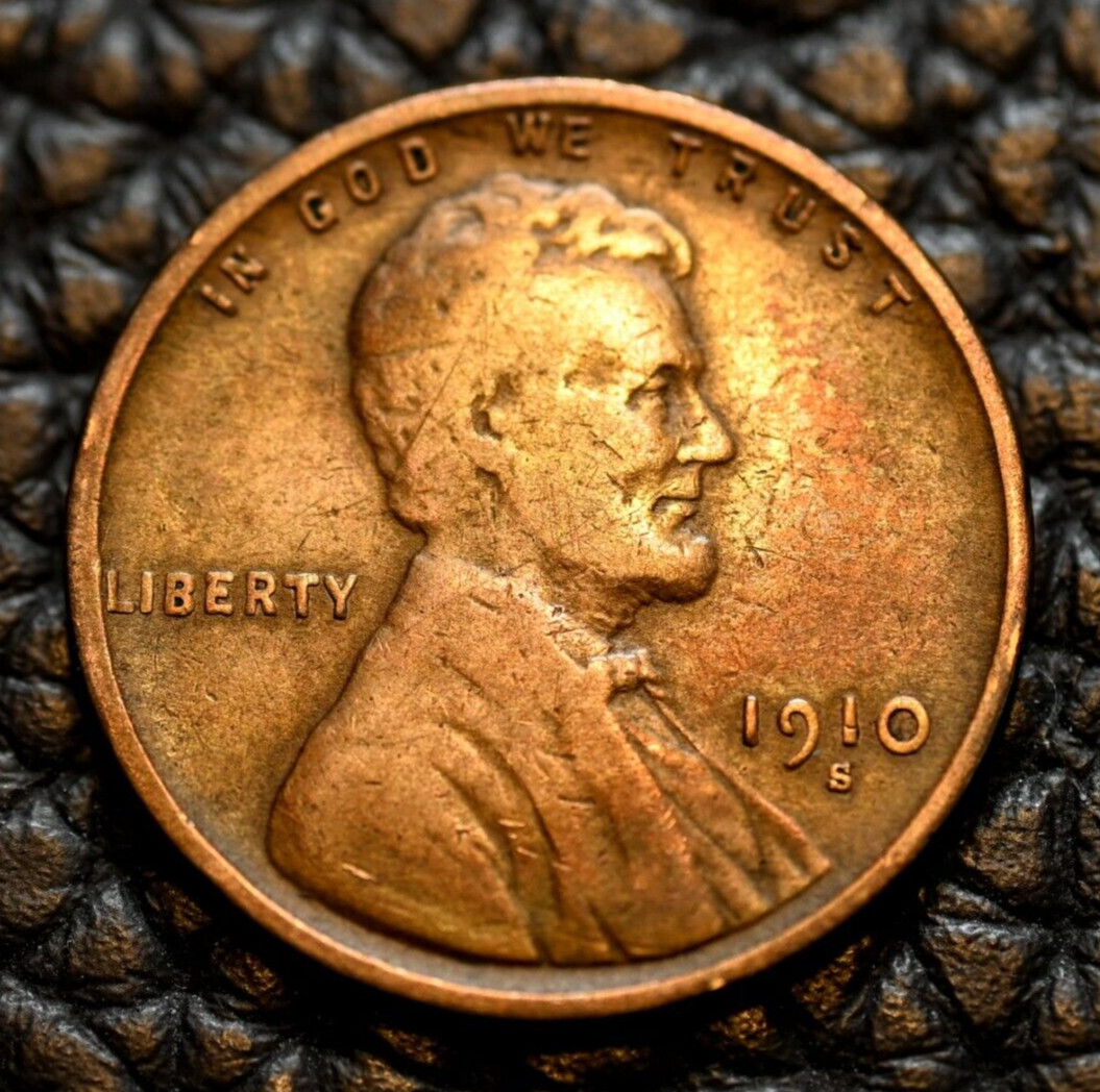 1910-S Lincoln Wheat Cent ~ GOOD (GD) Condition ~ COMBINED SHIPPING