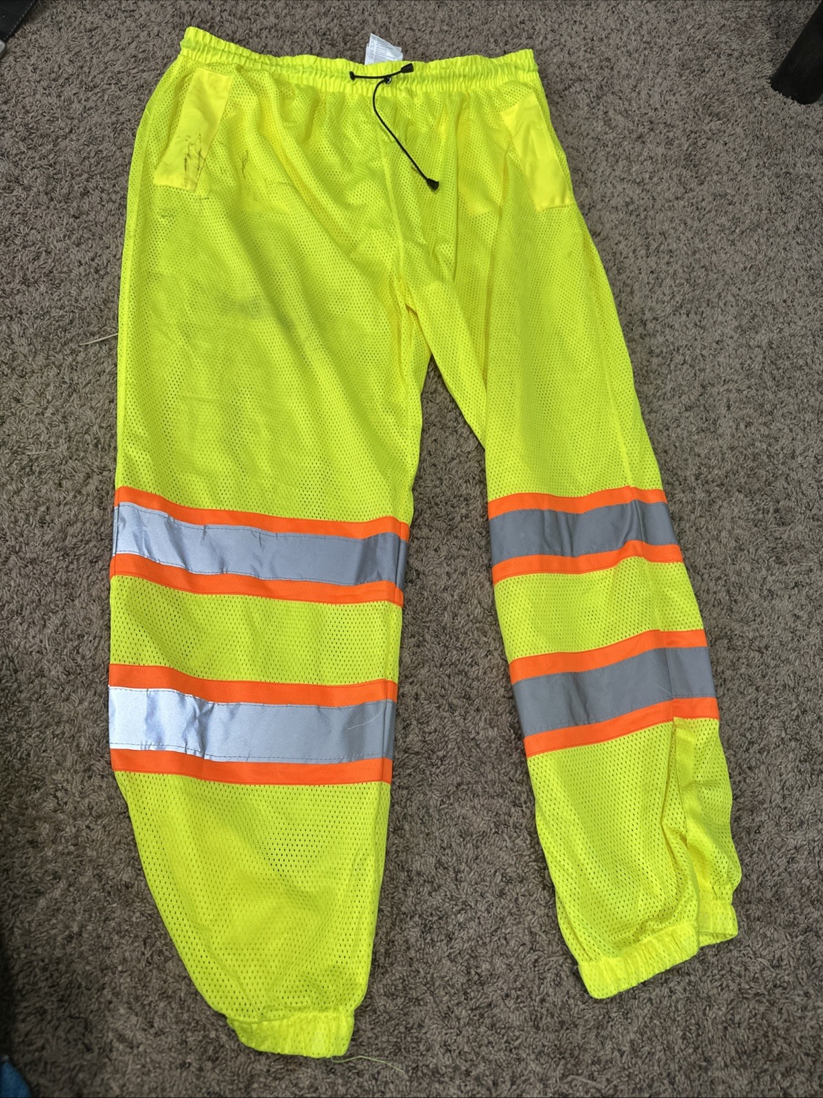 Portwest US386 Hi-Vis Contrast Reflective Safety Work Mesh Over Pants ANSI Portwest US386 Hi-Vis Contrast Reflective Safety Work Mesh Over Pants ANSI