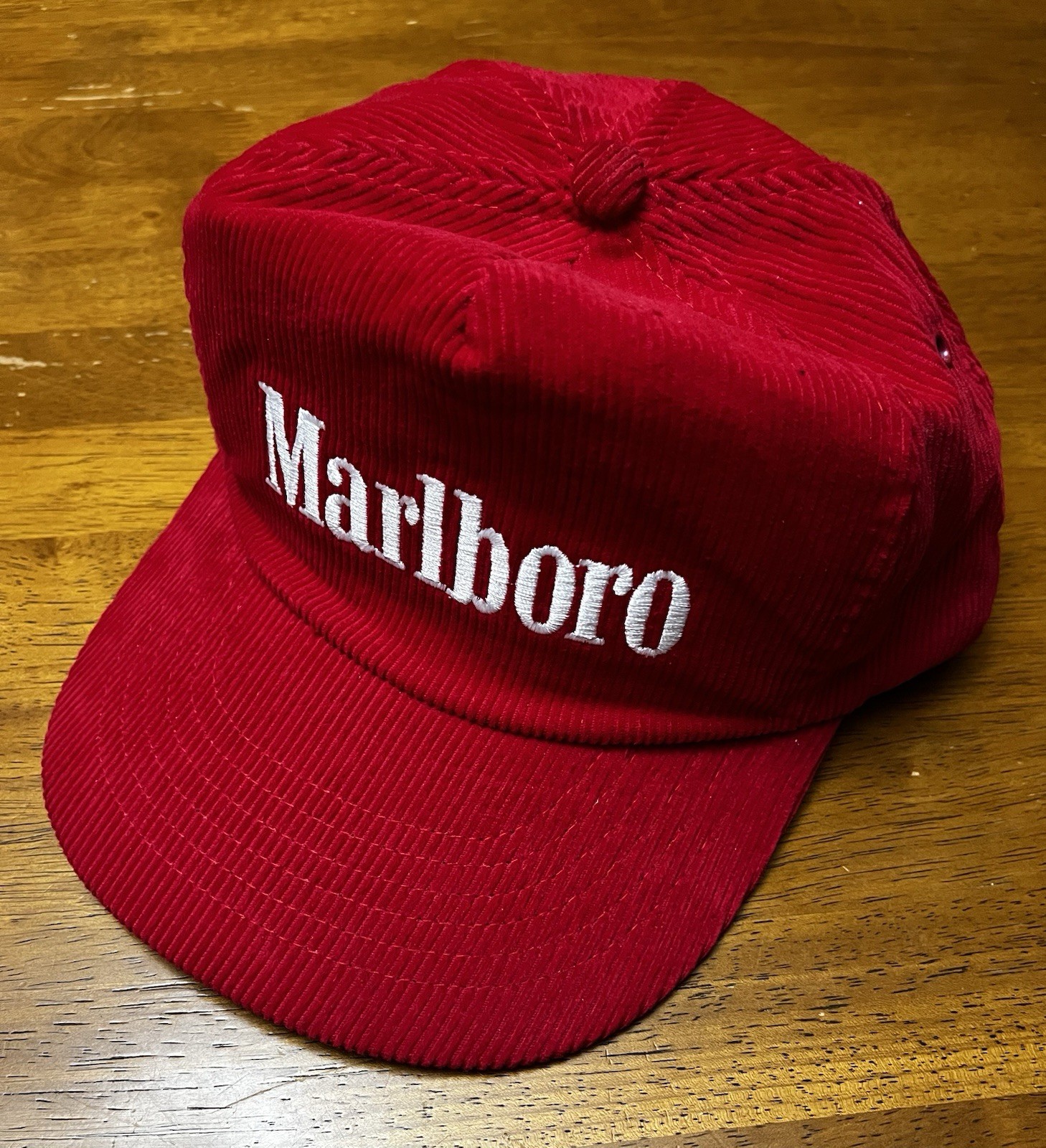 VTG Marlboro Corduroy Hat Cap SnapBack Promo Western 80s Embroidered VTG Marlboro Corduroy Hat Cap SnapBack Promo Western 80s Embroidered