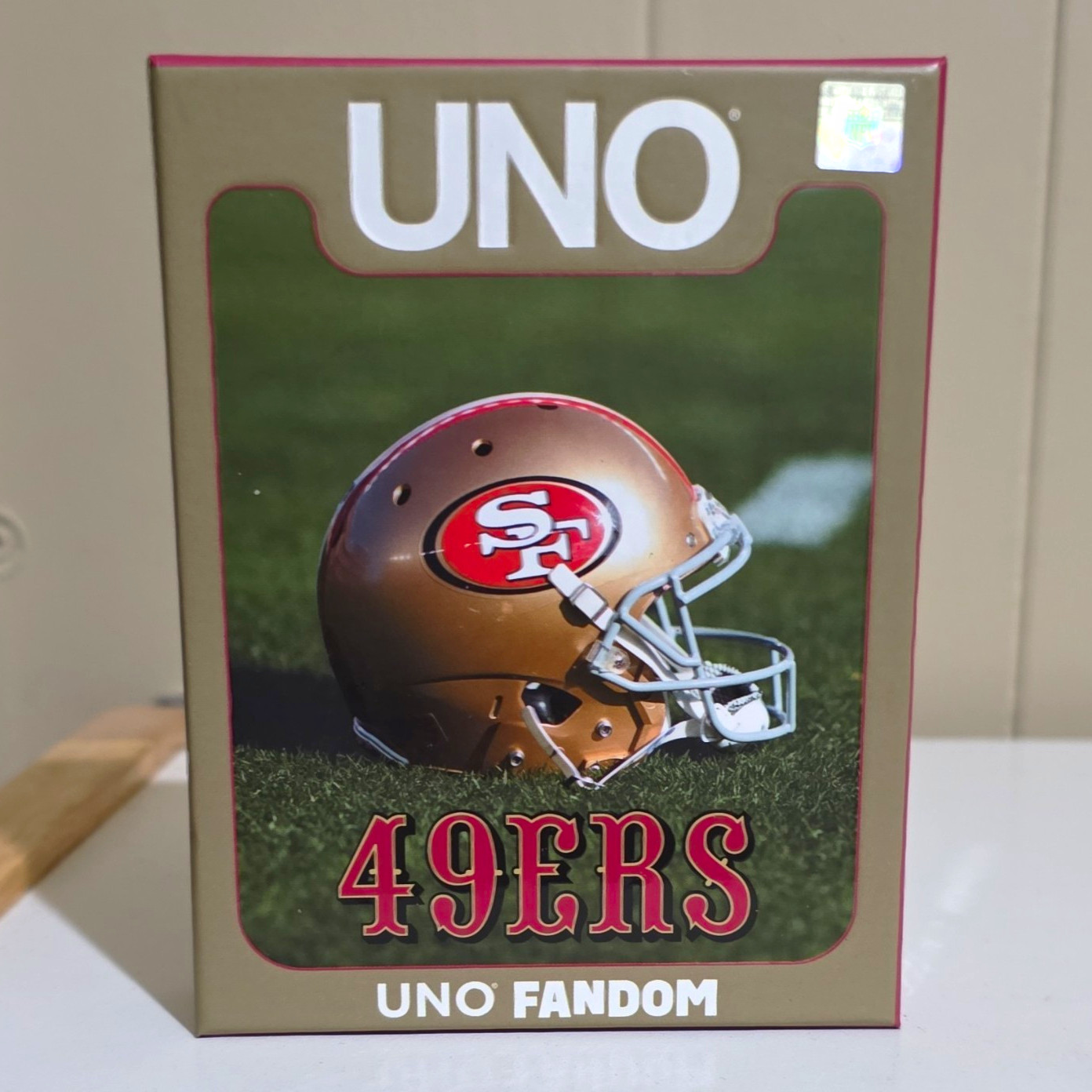 Mattel UNO Fandom San Francisco 49ers NFL Card Game 2-10 Players HYY52 2023