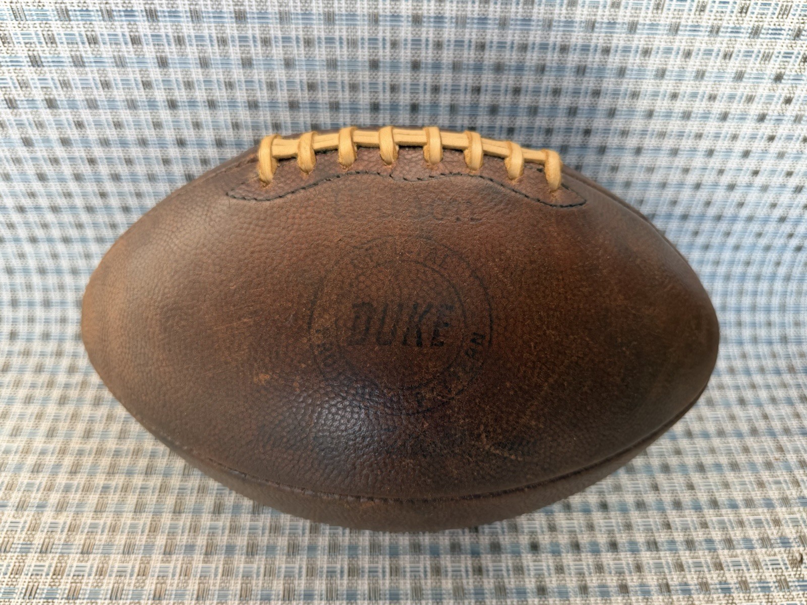 Vintage 1950s Wilson Official NFL Leather Football EARLY NFL - Fully Restored