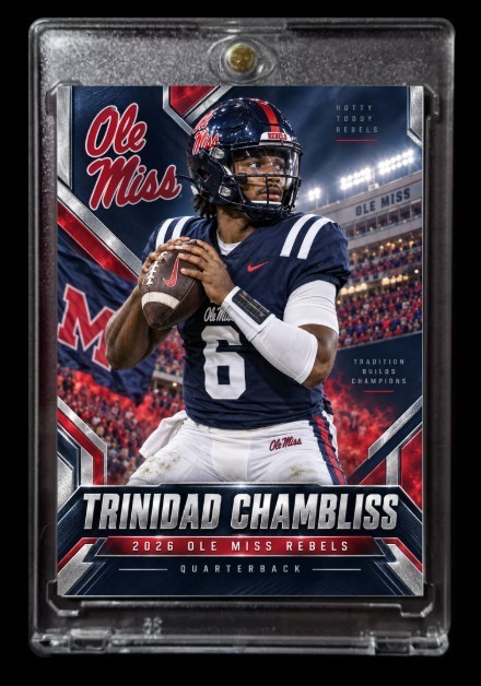 2026 Trinidad Chambliss Future Stars Rookie Card #TC-1 Ole Miss Rebels Football