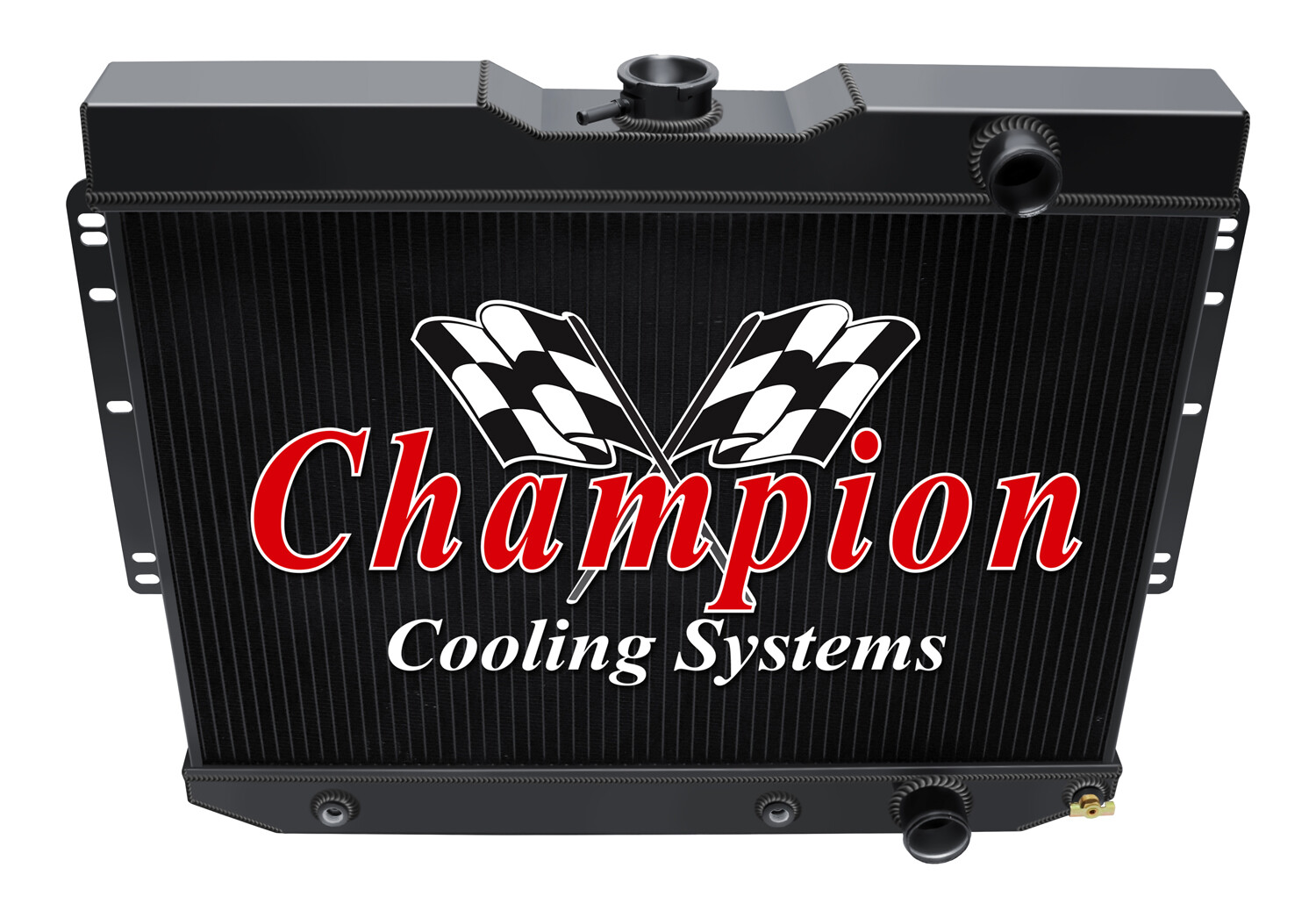 3 Row Western Champion Black Finish Radiator for 1959 - 1963 Chevrolet Impala