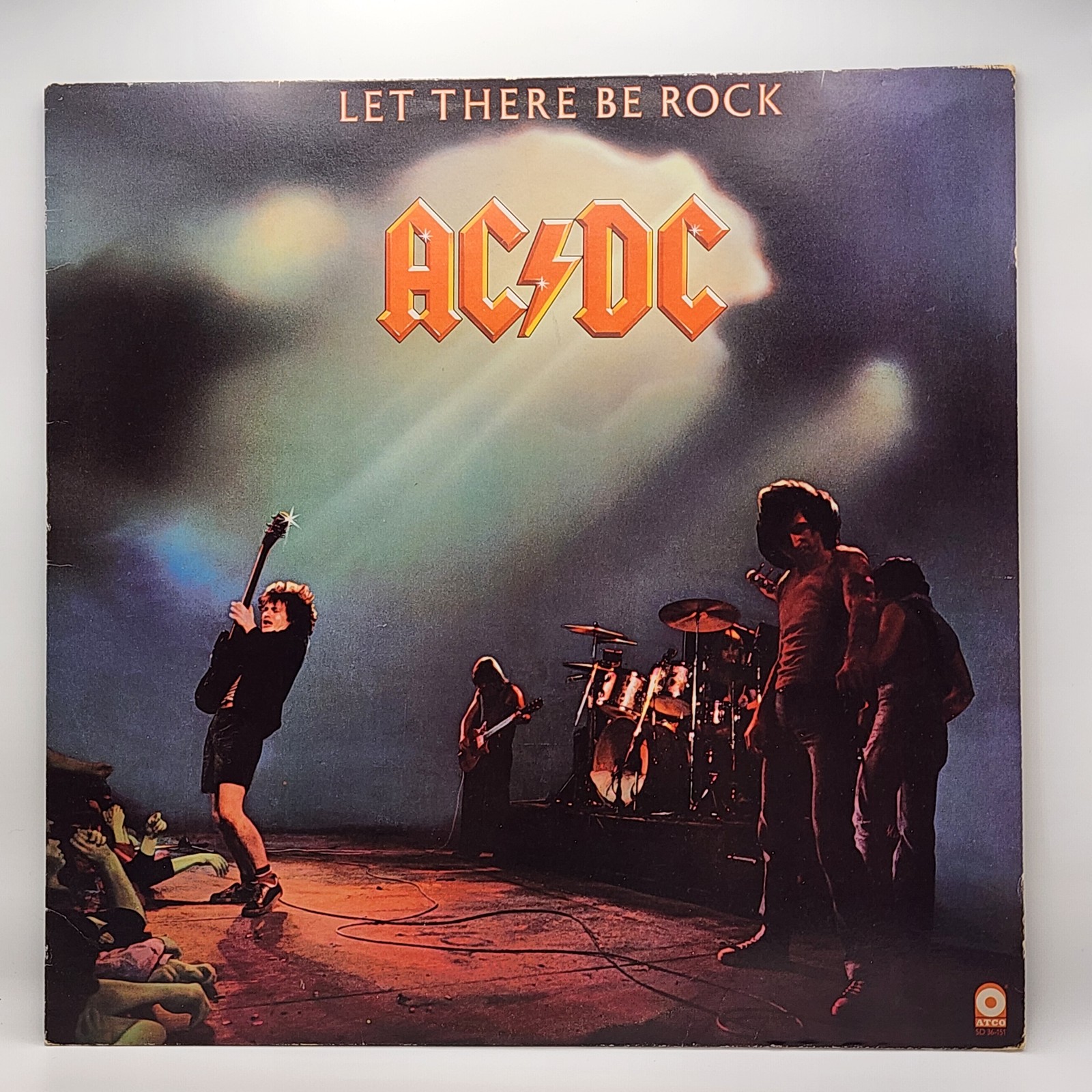 AC/DC Let There Be Rock 1977 Vinyl LP ATCO Porky Cut PRC VG+/VG