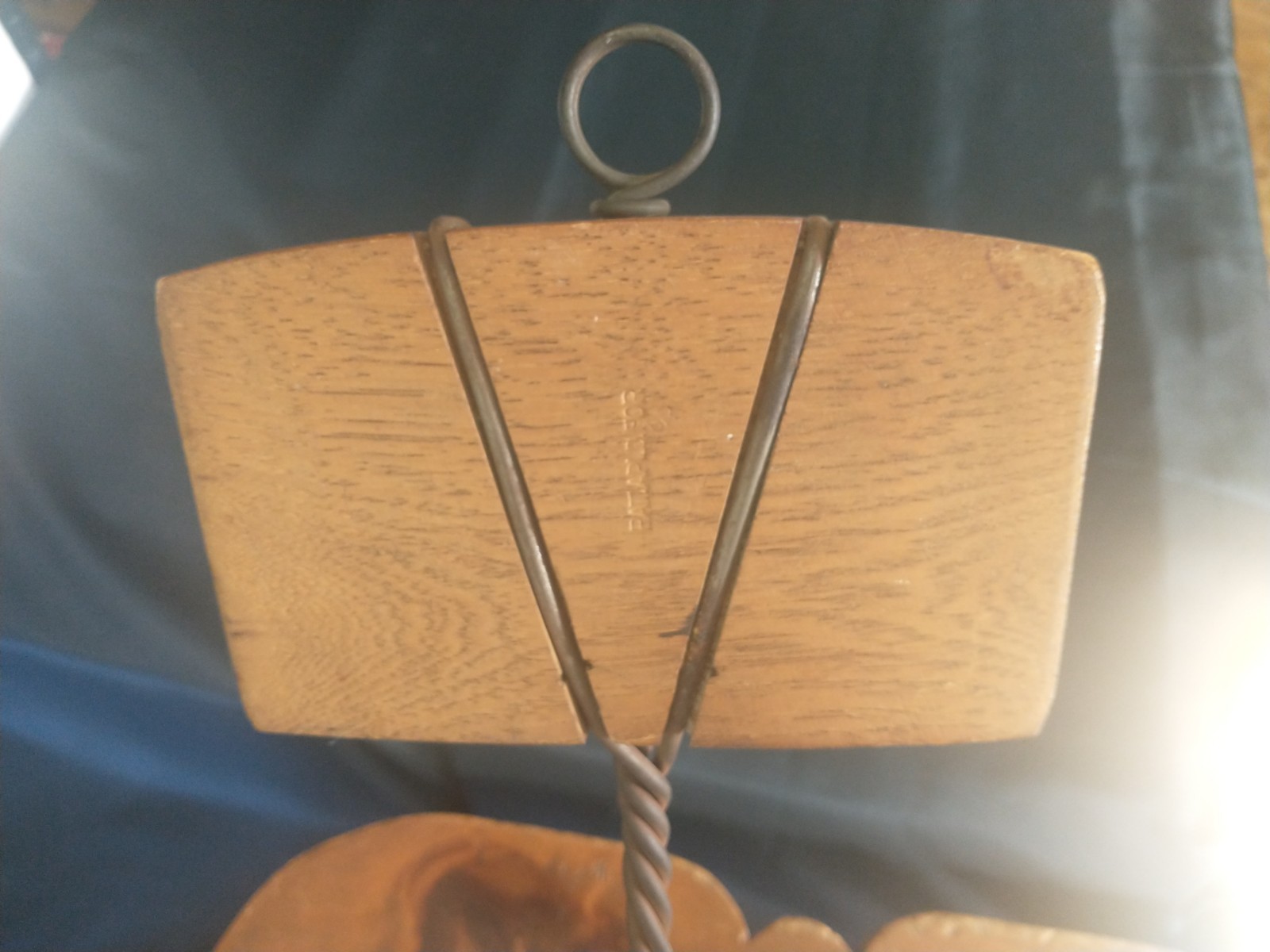 Rare Antique Mechanical Wooden Carpet Beater Edwardian Pat Applied For 22.5\