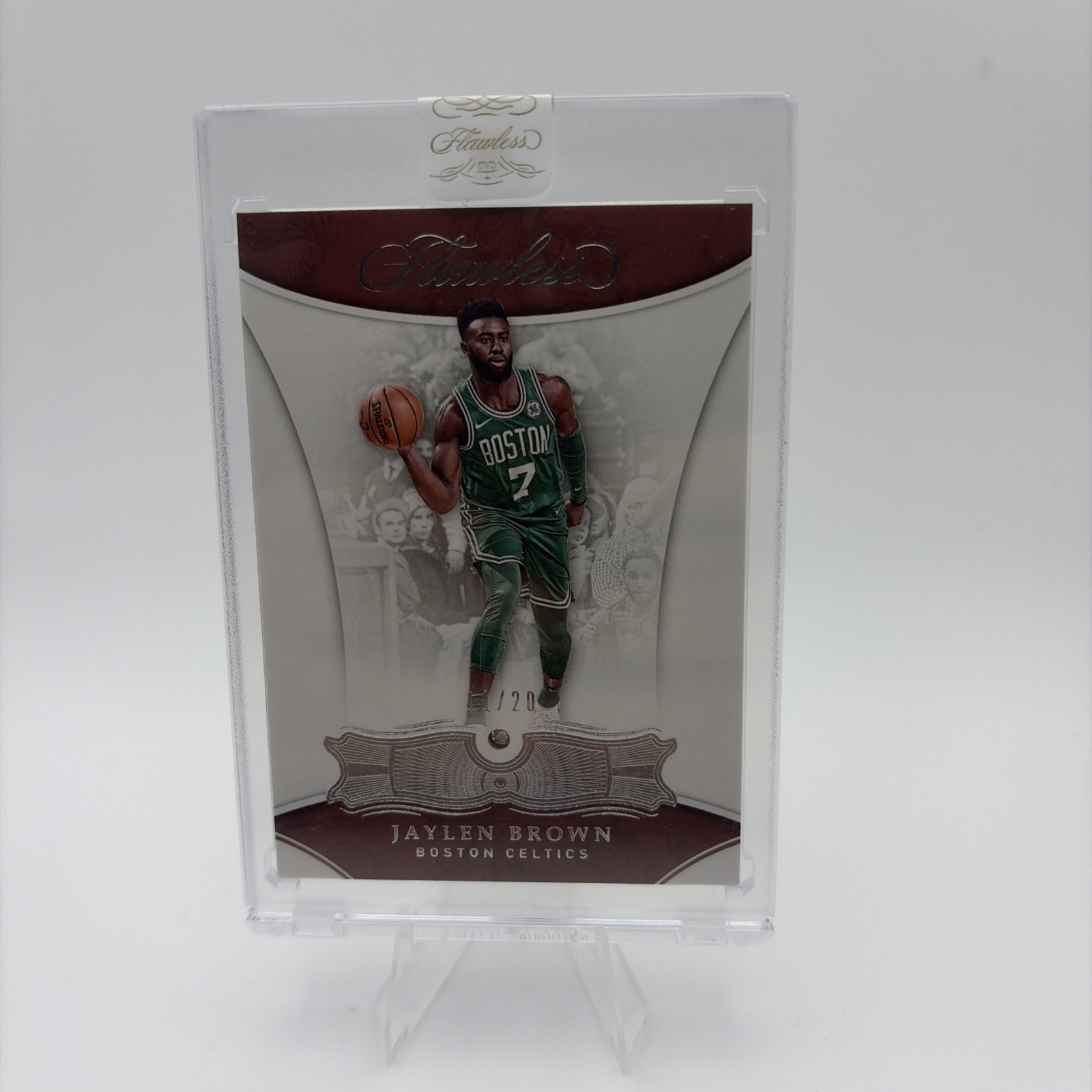2017 18 Panini Flawless Jaylen Brown #49 Diamond 11/20 Sealed Boston Celtics 2017 18 Panini Flawless Jaylen Brown #49 Diamond 11/20 Sealed Boston Celtics