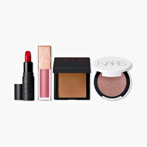 NARS 4pc Makeup Set: Lipstick, Lip Gloss, Bronzer, Eyeshadow New in Box US Ship NARS 4pc Makeup Set: Lipstick, Lip Gloss, Bronzer, Eyeshadow New in Box US Ship