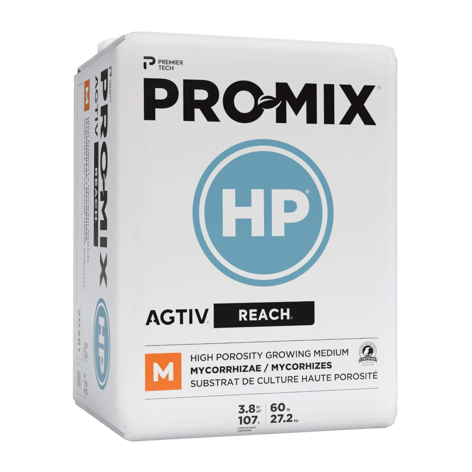 Premier Horticulture 3.8-CF Pro Mix HP High Porosity w/ Mycorise Growing Medium