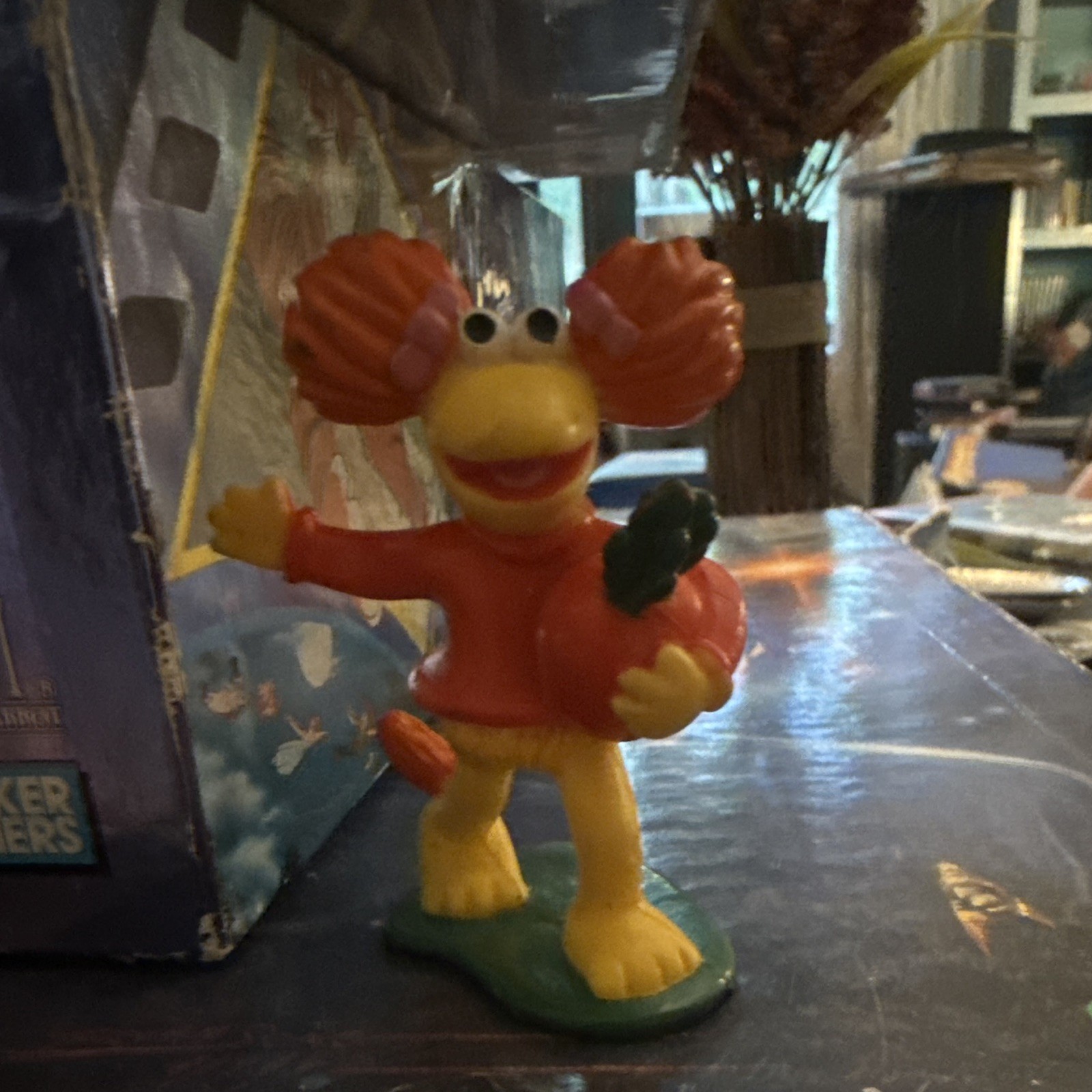Jim Henson Vintage 1988 Fraggle Rock Red Holding Radish PVC Figure  Cake Topper