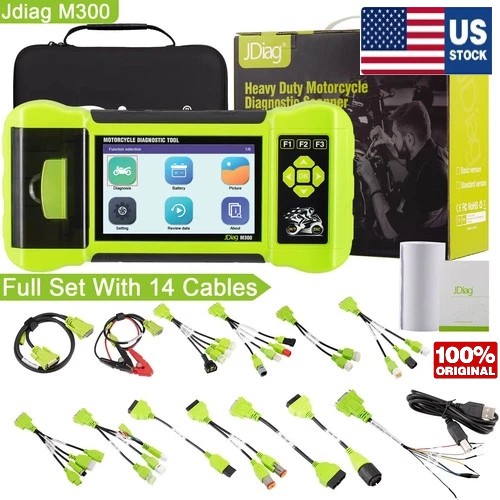 JDiag M300 Motor Scanner Motor Motorcycle Diagnostic Tool Full System Scanner