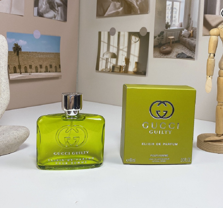 Guilty Elixir De Parfum Pour Homme 2.0 oz Perfume Cologne for Men New & Sealed