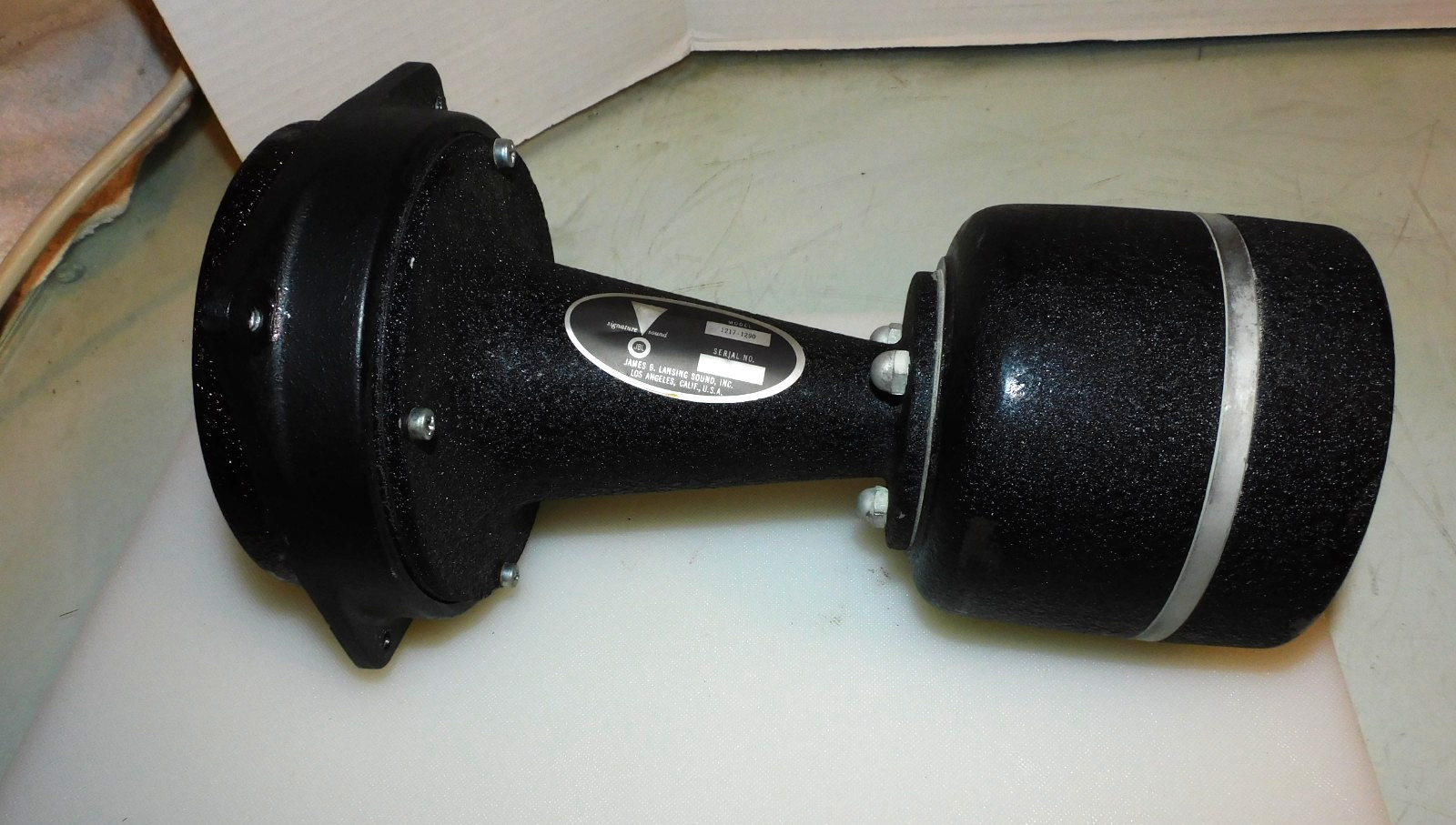 Vintage JBL LE175 HF Driver with 1217-1290 Horn Excellent Working Condition
