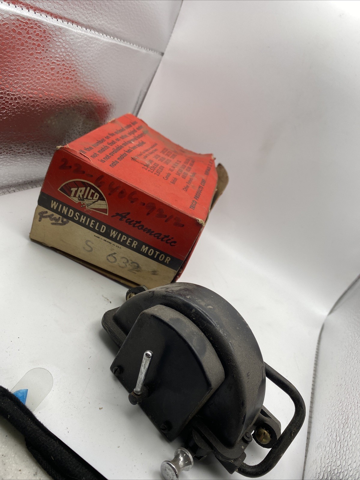 NOS 1943 FORD S 632 WINDSHIELD WIPER MOTOR New Open Box