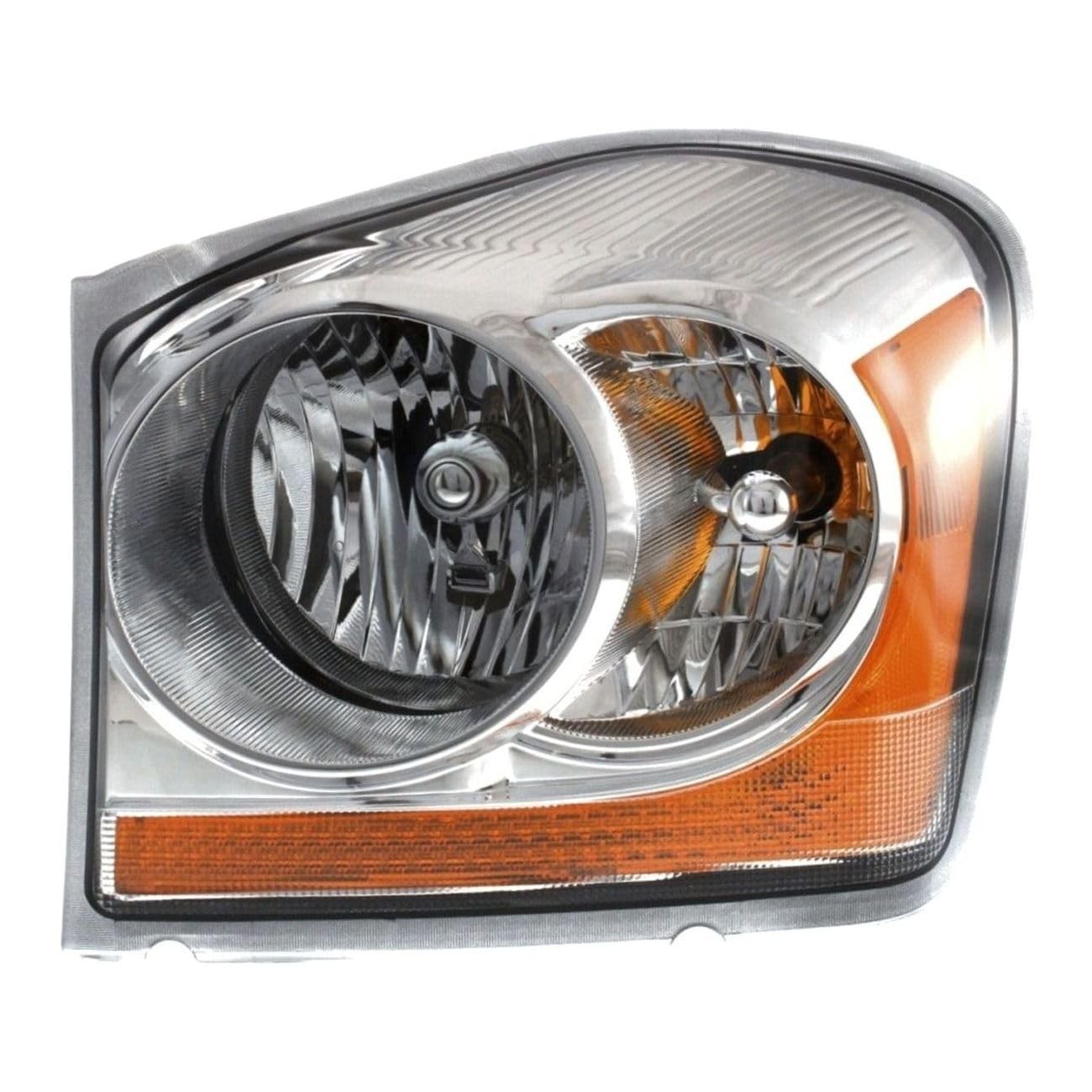 Left Headlight Clear Lens Interior with Bulb for Dodge Durango 2006 CH2502169
