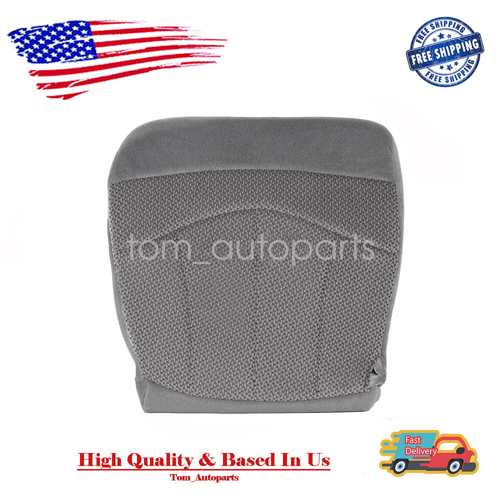 For 1999-2003 Ford F150 XLT Driver Side Bottom Replacement Cloth Seat Cover Gray