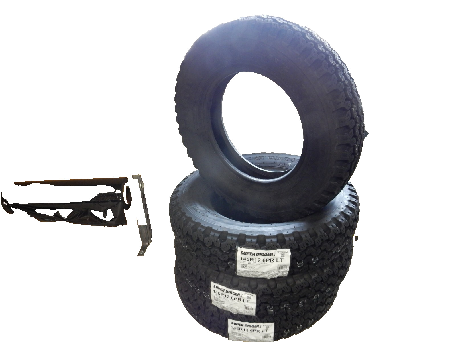 Ships from Texas: NEW Set 4 Mini Truck Tires Yokohama Super Digger 828 145 R 12