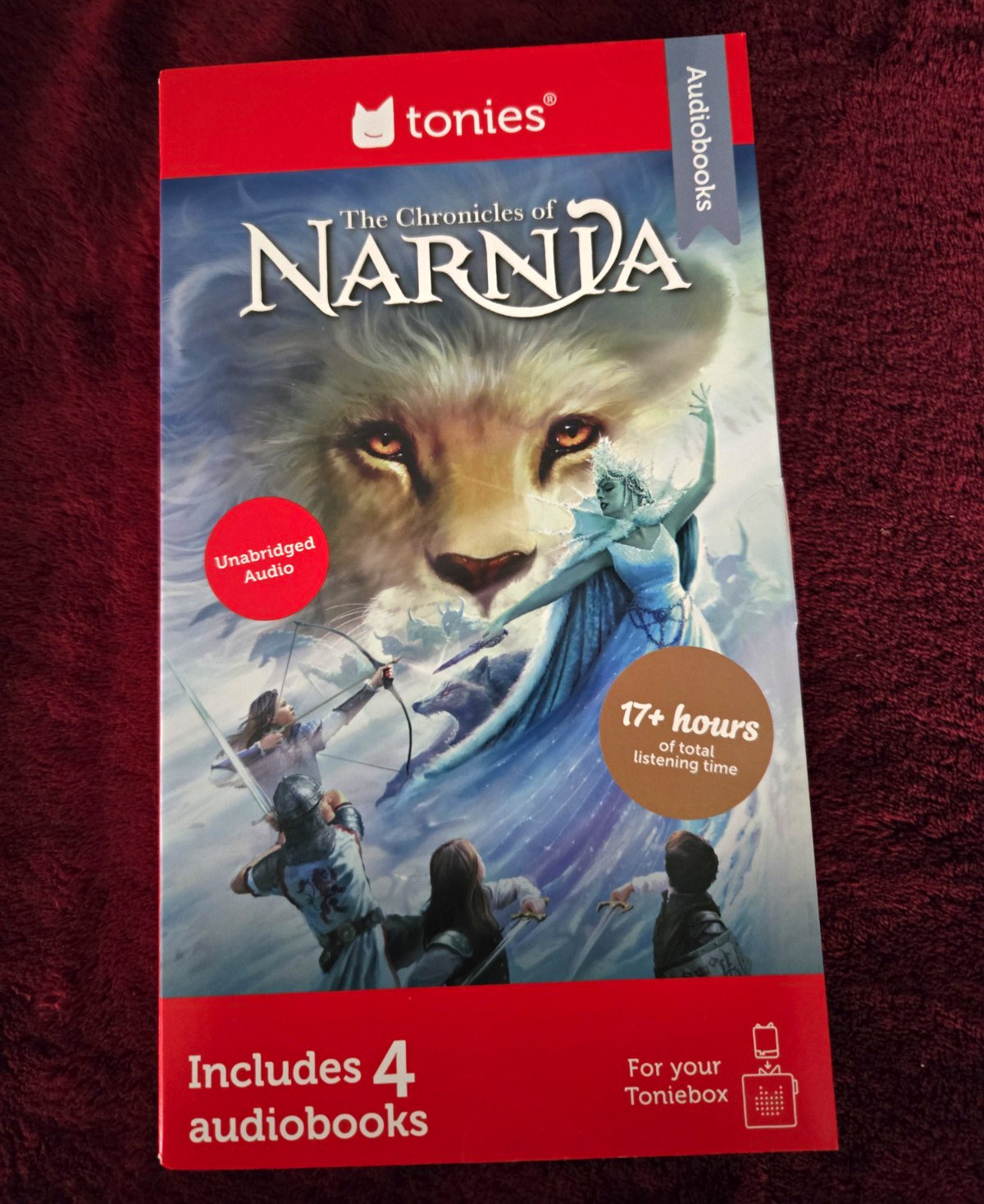 Tonies The Chronicles of Narnia Audiobooks Books 1-4 Unabridged 17+ Hours Tonies The Chronicles of Narnia Audiobooks Books 1-4 Unabridged 17+ Hours