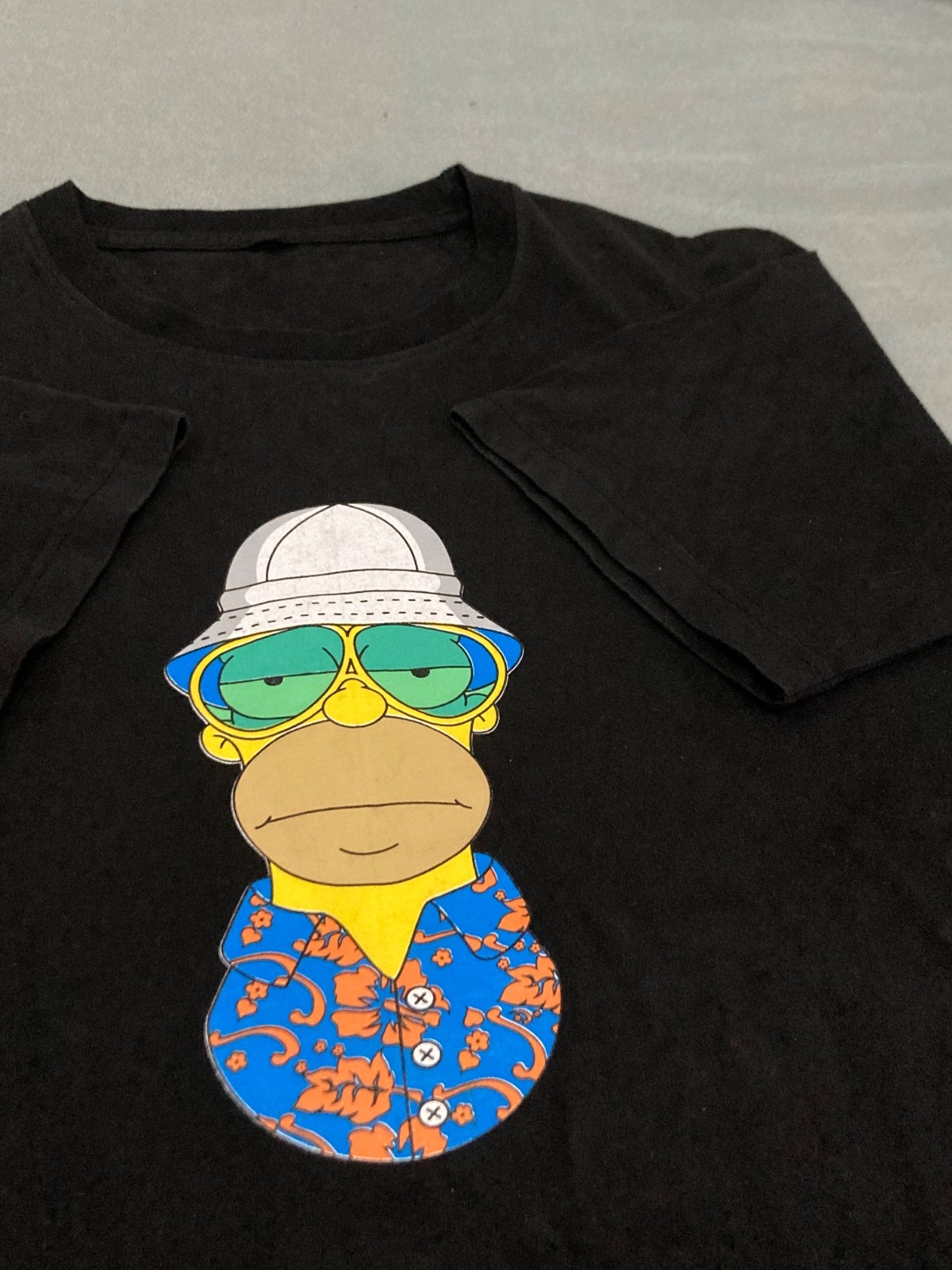 Vintage Movie The Simpsons Cartoon Artist T-shirt Sz.L