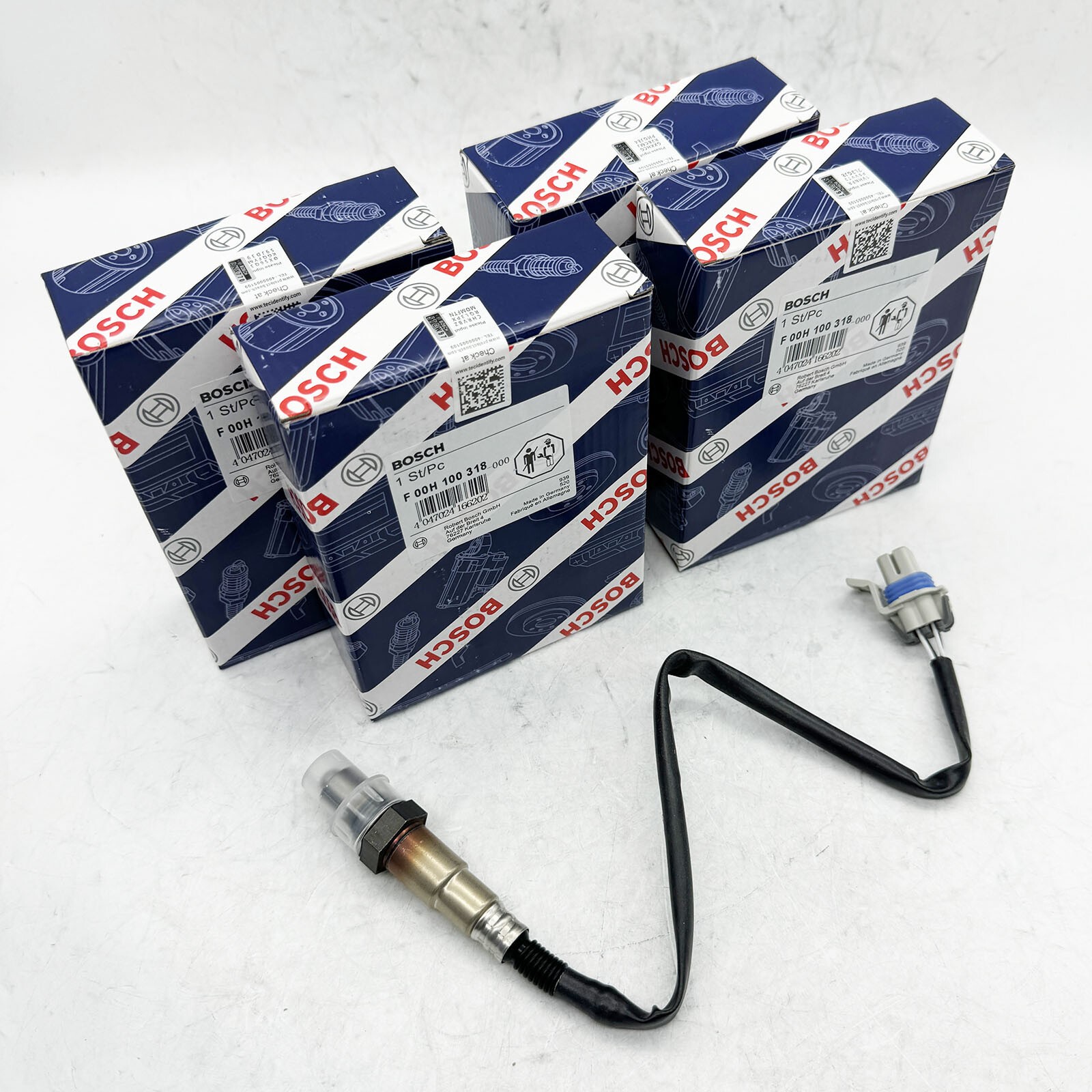4Pcs 15895 Oxygen Sensor For Bosch Cadillac Chevy GMC Hummer Isuzu Oldsmobile