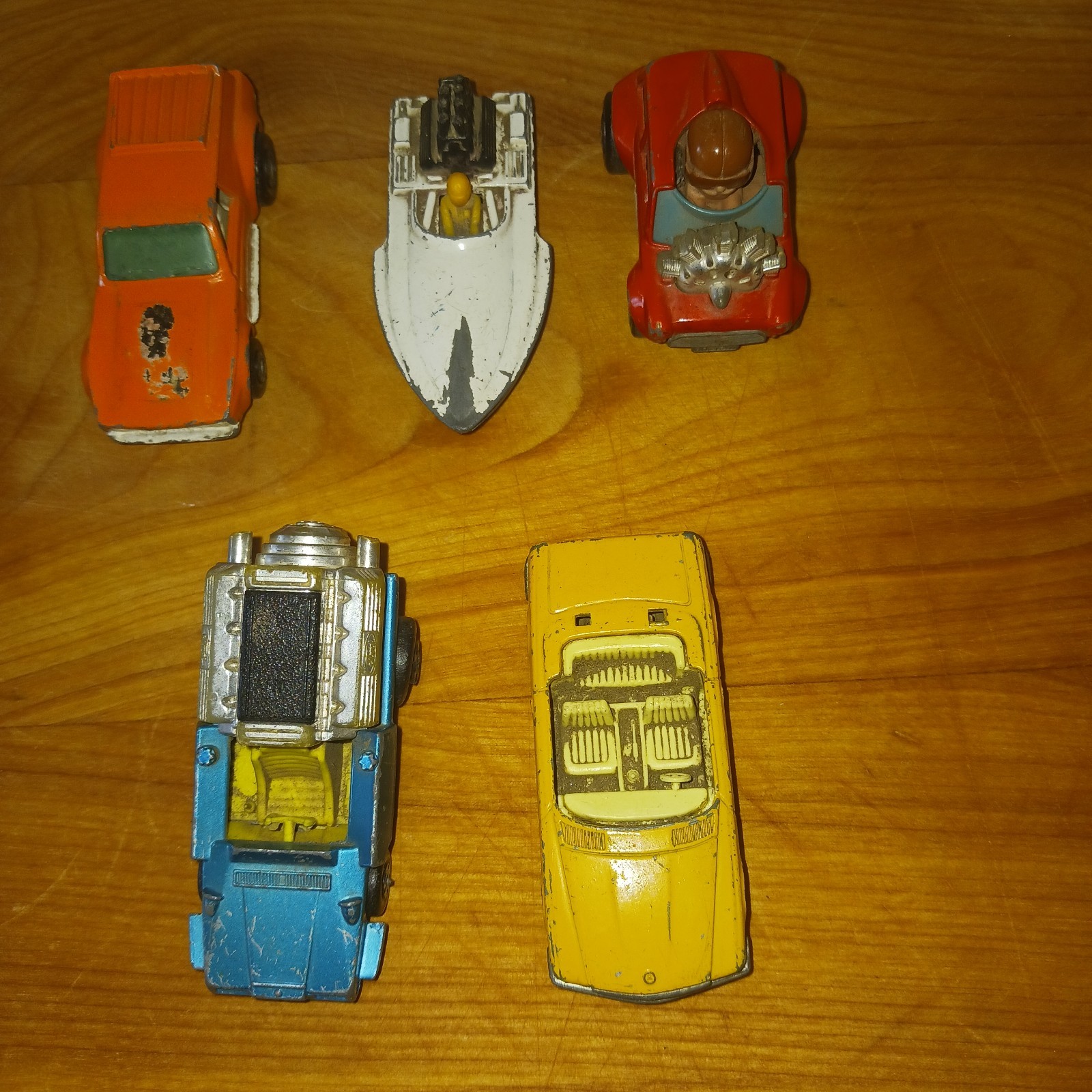 Matchbox Lesney 5 Car Lot 1972 1973 1975  Made in England for Restoration