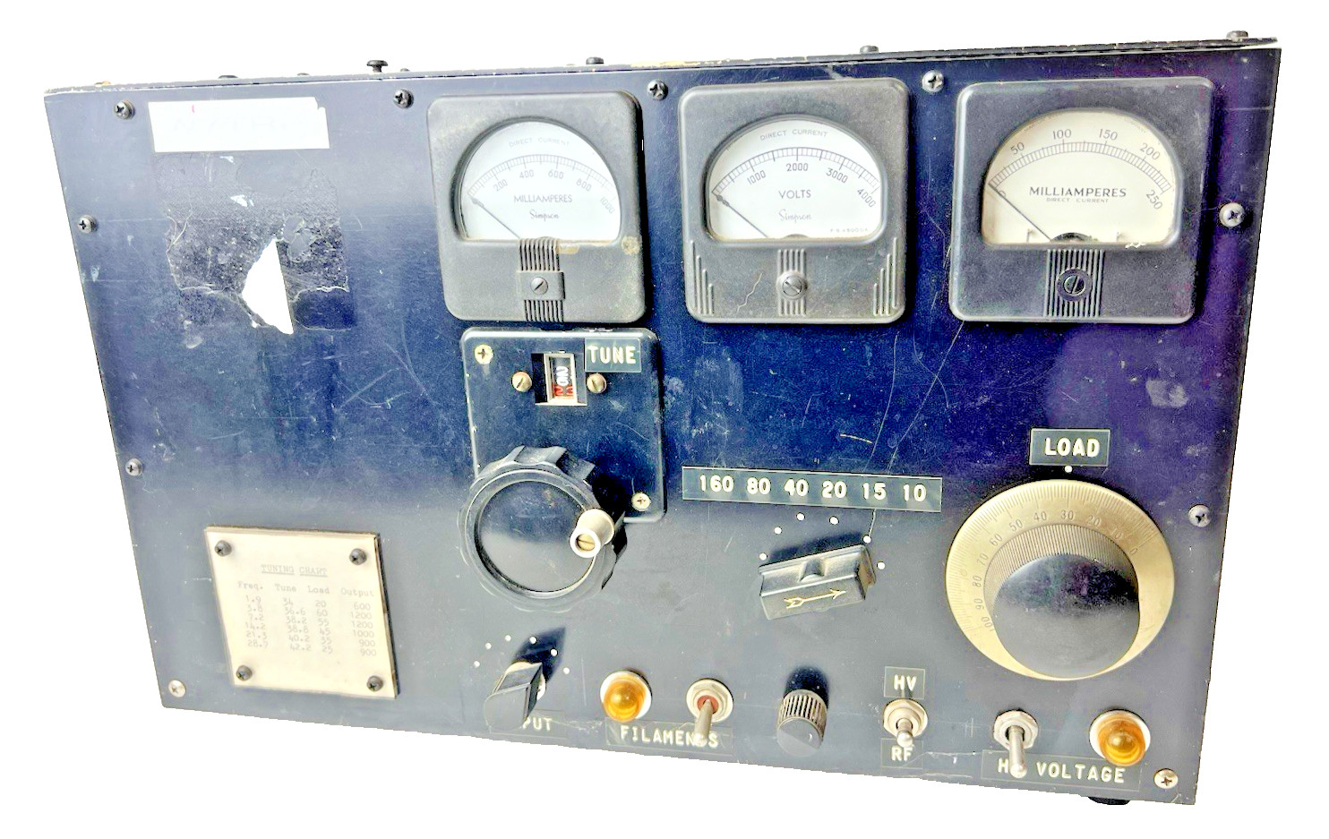 Vintage Custom Homemade Professional Signal Generator - Powers On