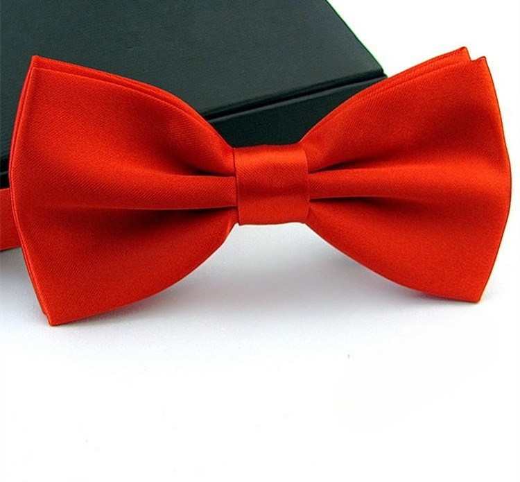 Bright Red Pre-Tied Bow Tie for Tuxedo, Satin Matching Adjustable Band US Seller Bright Red Pre-Tied Bow Tie for Tuxedo, Satin Matching Adjustable Band US Seller
