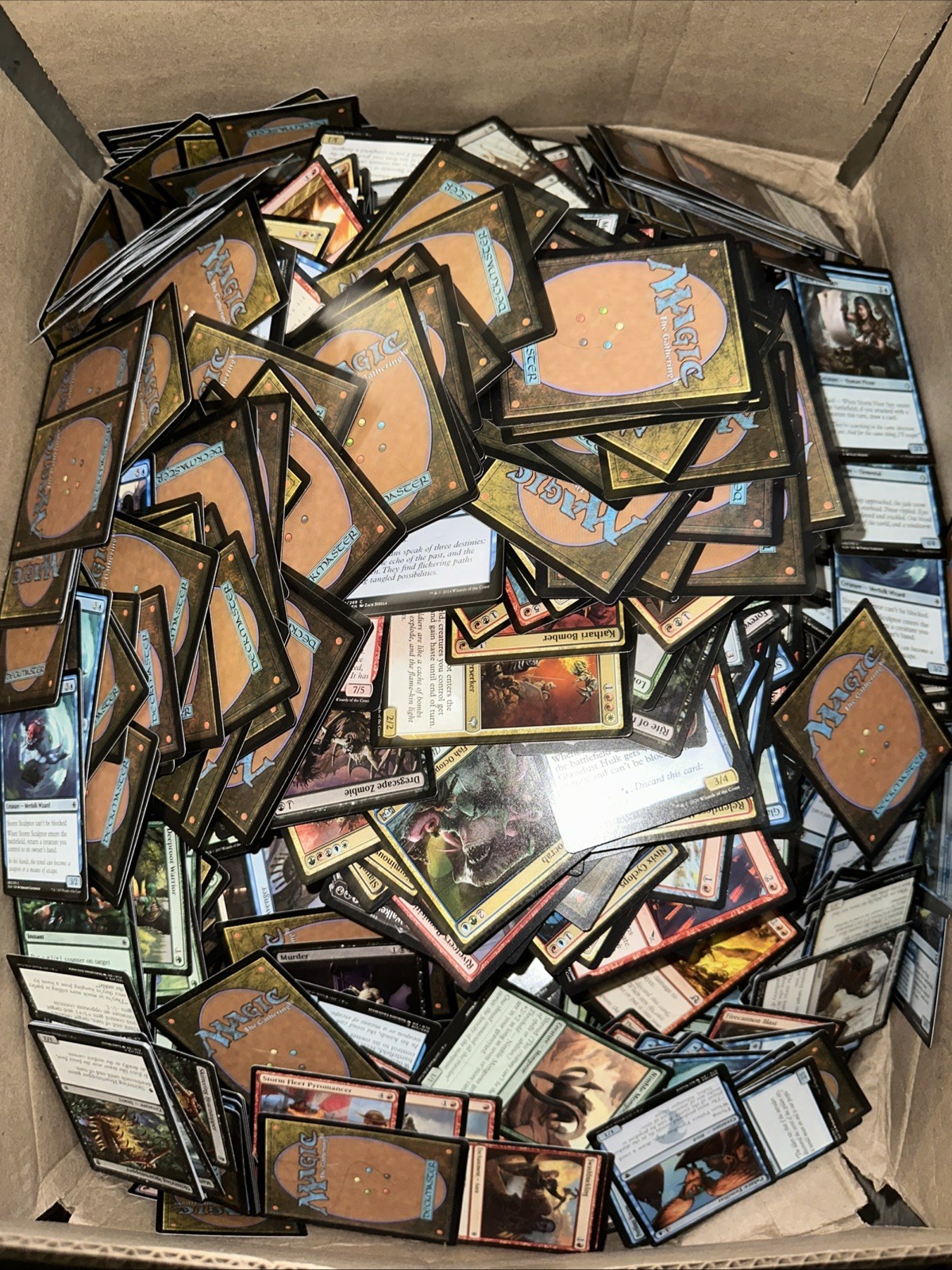 500 Card Bulk Lot - MTG- Commons & Uncommons – NM/LP . No Lands Tokens. VTG Inc.