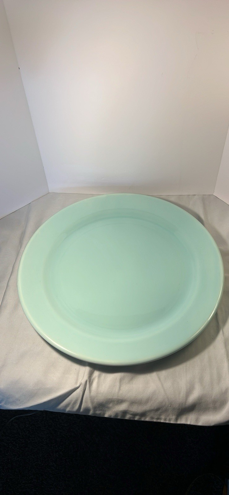 Rare LuRay Pastels TS & T 14 In Oval Platter Chop Plate From The 40s USA VTG Rare LuRay Pastels TS & T 14 In Oval Platter Chop Plate From The 40s USA VTG