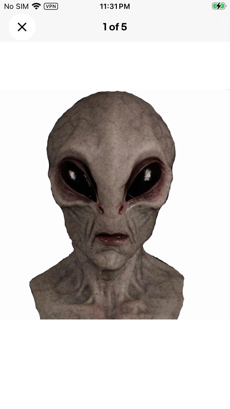 For Halloween Cosplay Alien Mask Scary Horrible Horror Alien mask Magic Mask USA For Halloween Cosplay Alien Mask Scary Horrible Horror Alien mask Magic Mask USA