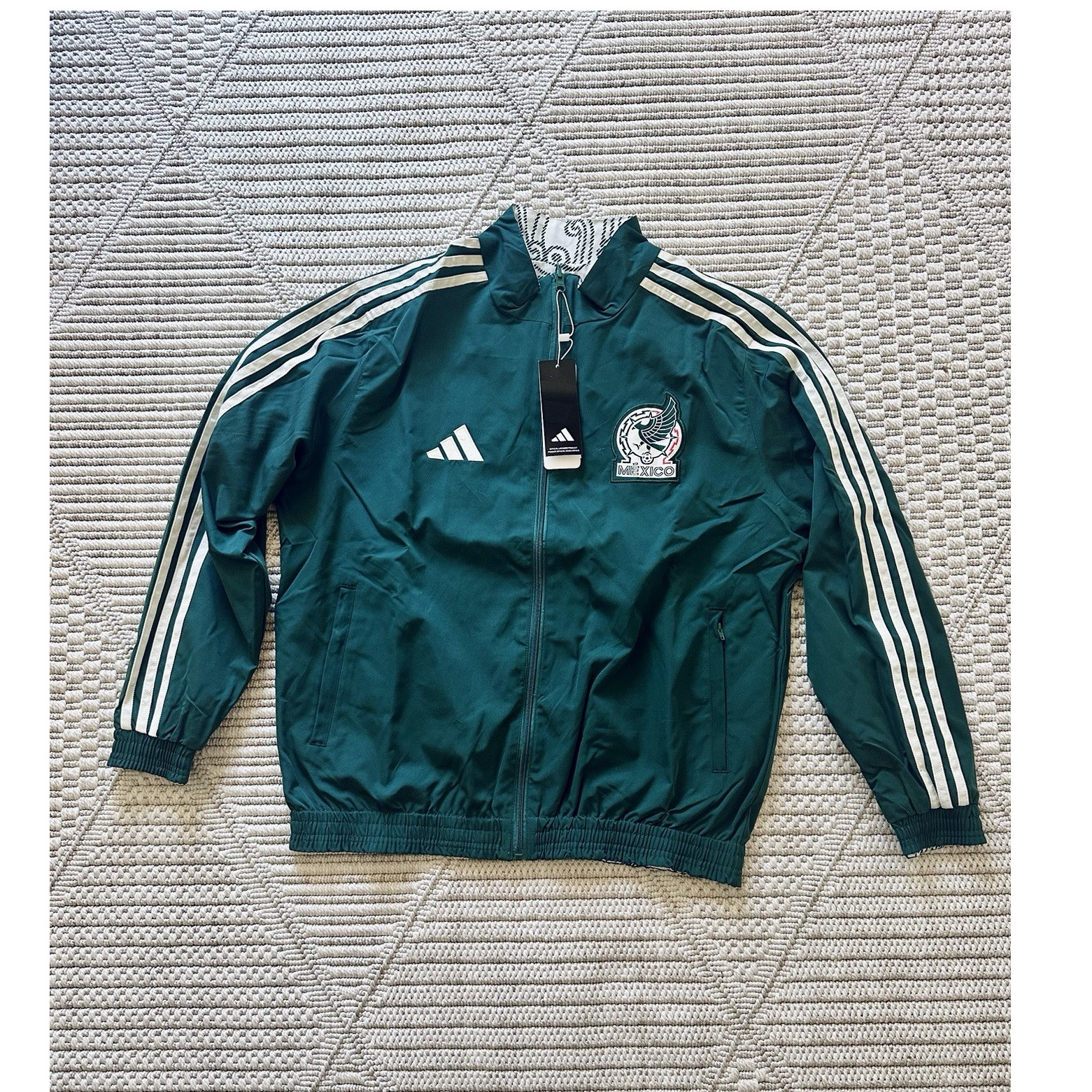 adidas Mexico National Team Soccer Jacket Reversible Official Fan Apparel XL