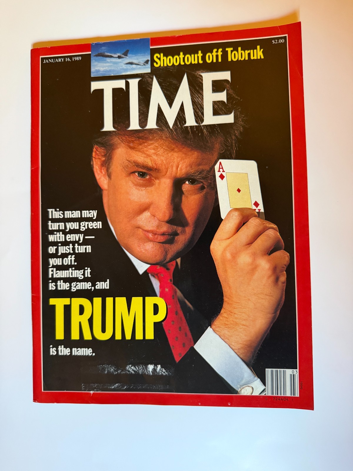 TIME Magazine January 16, 1989 - Donald Trump - No label great condition TIME Magazine January 16, 1989 - Donald Trump - No label great condition
