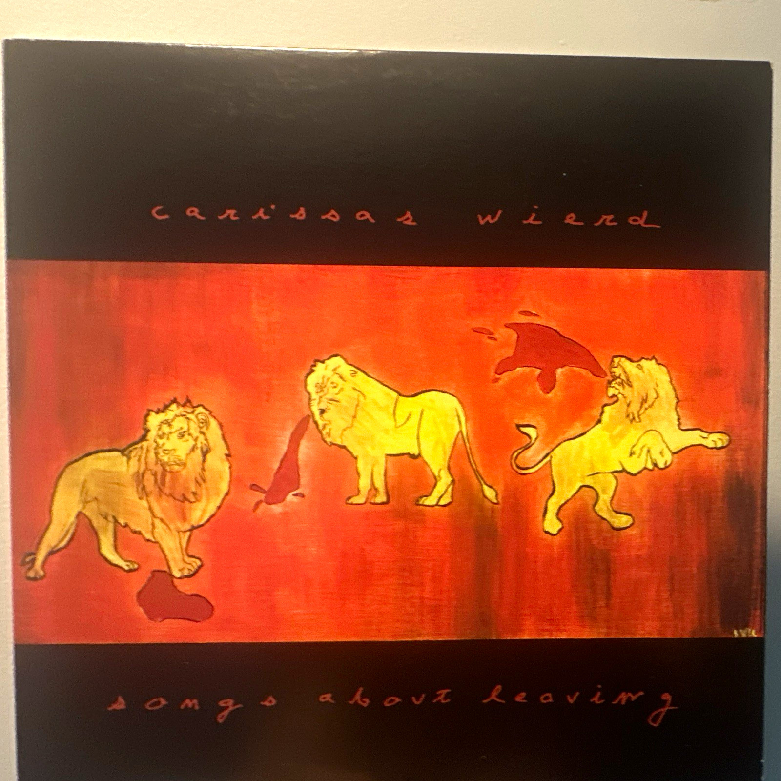 EXTREMELY RARE Limited Edition Light Green Carissas Wierd Songs About Leaving NM