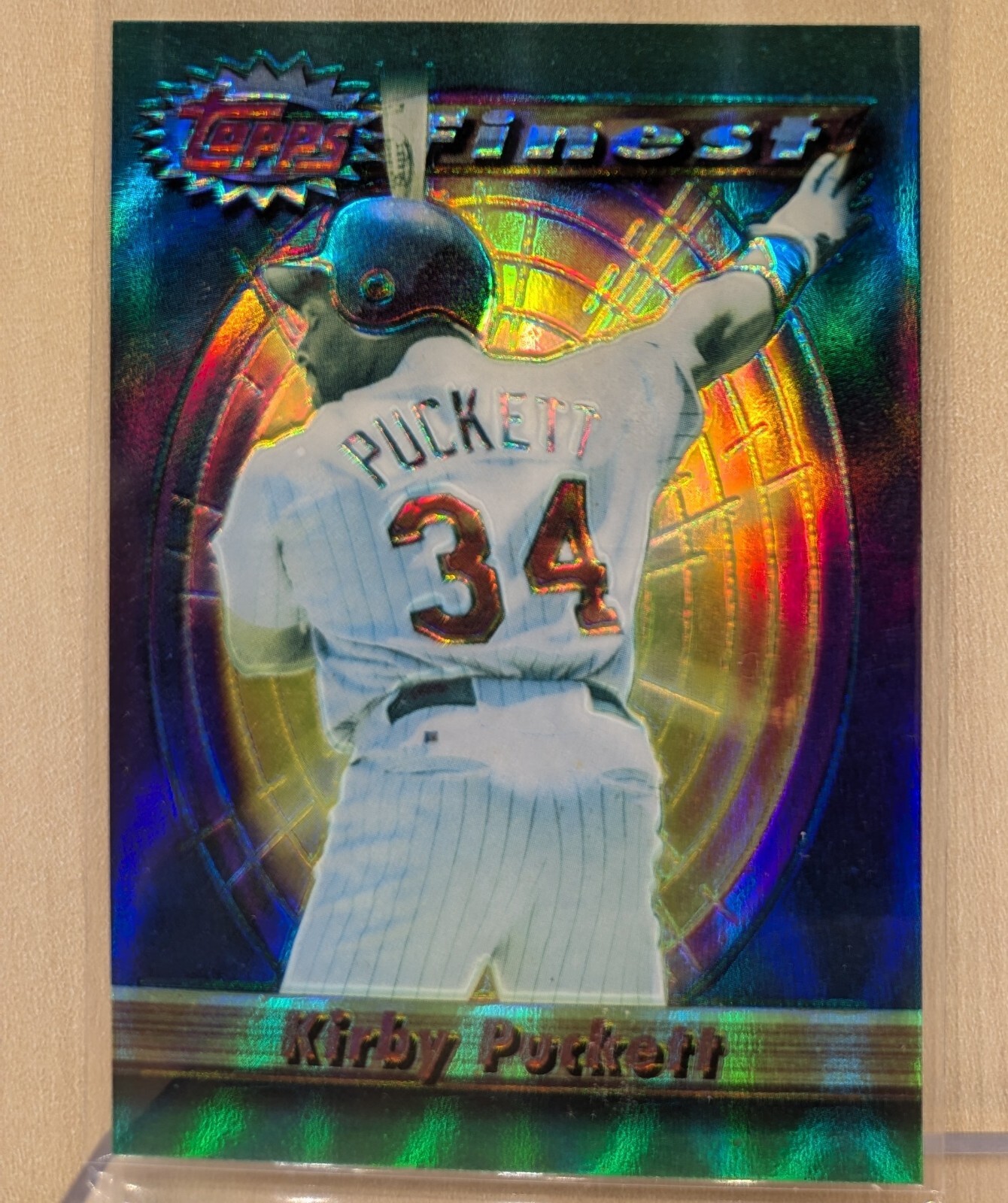 1994 Topps Finest REFRACTOR #204 Kirby Puckett Twins HOF RARE ICONIC PARALLEL