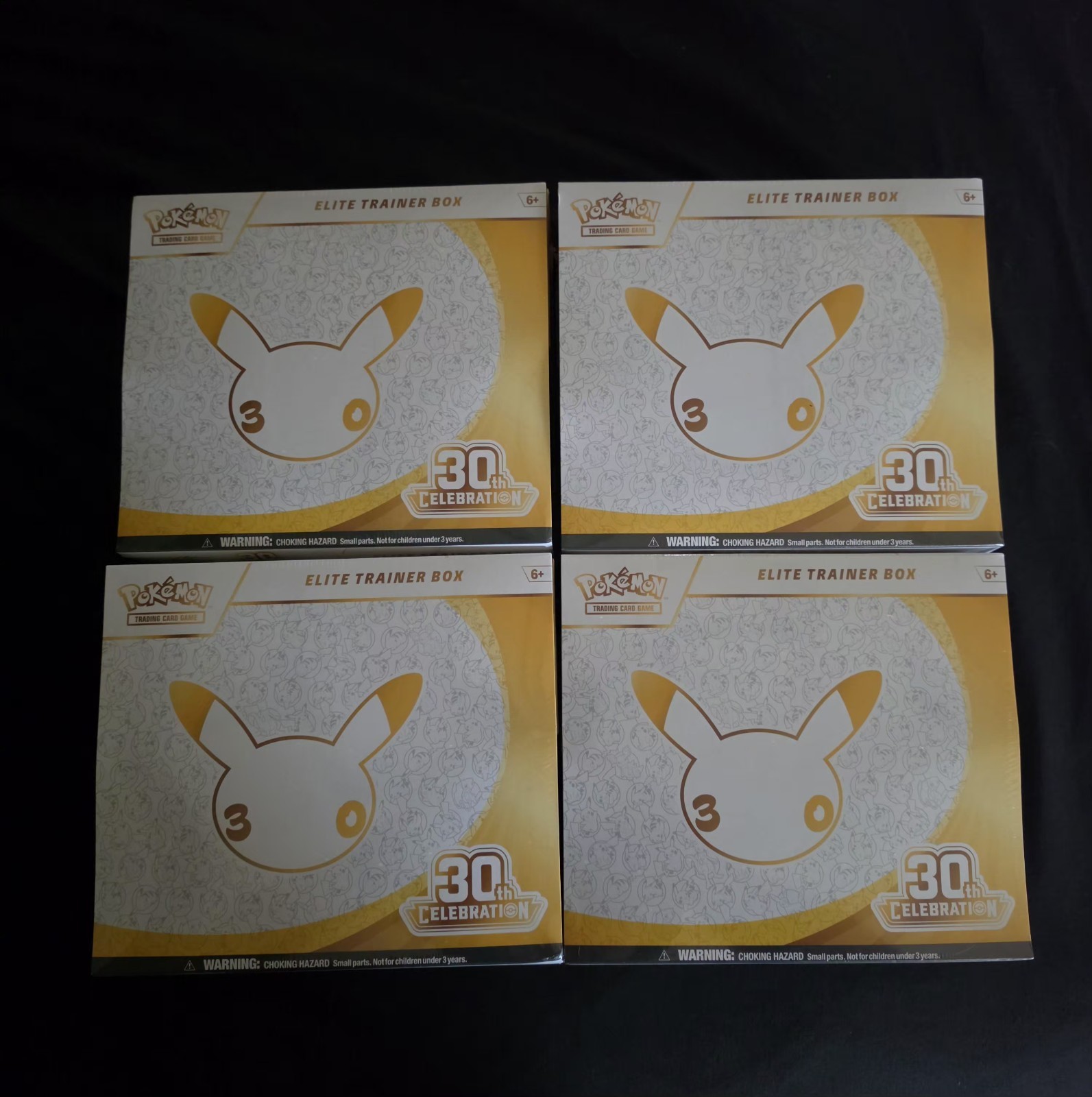 Lot of 4x 30th Anniversary Celebration Elite Trainer Box ETB Pokémon IN HAND
