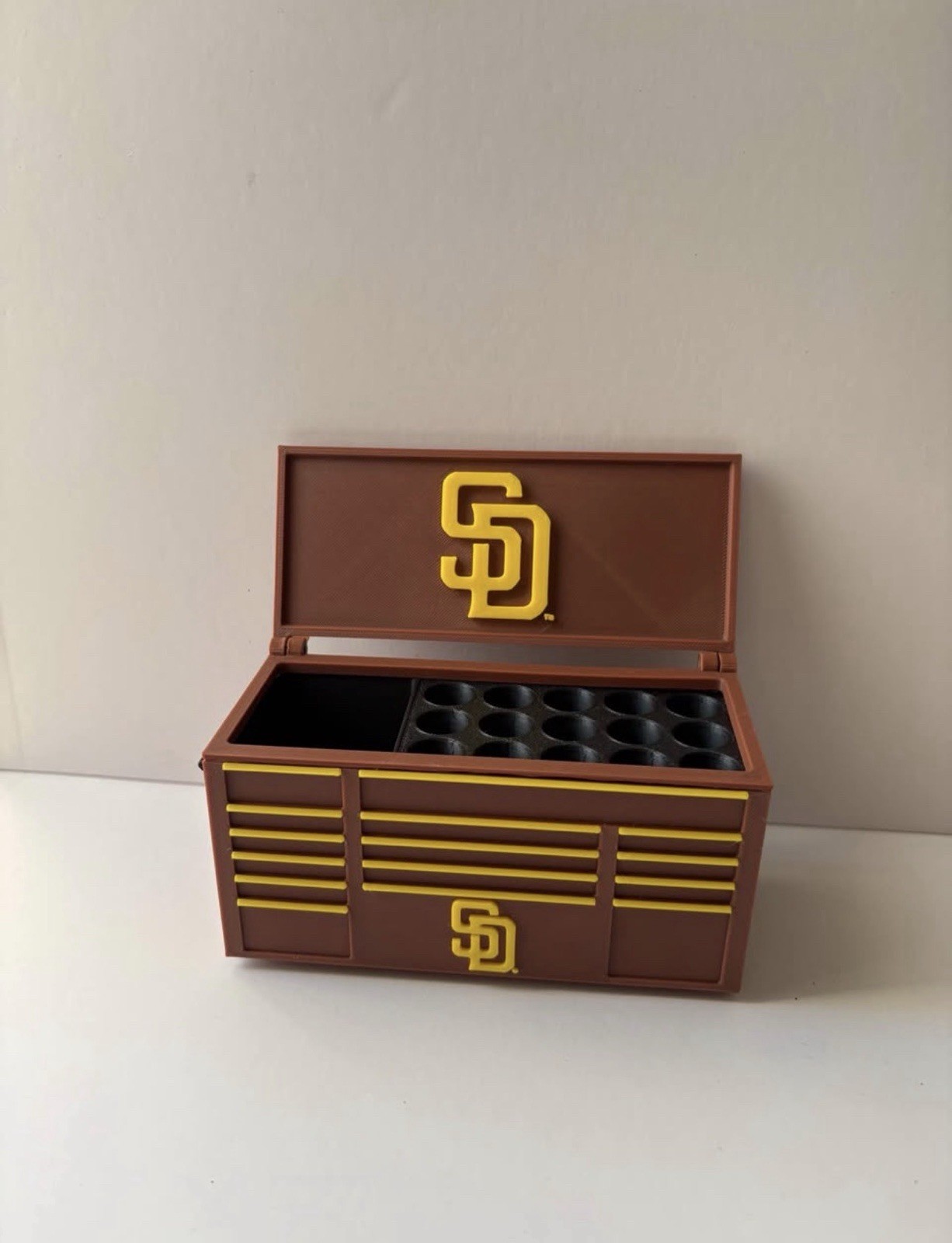 San Diego Padres Toolbox Desk Organizer- 3D Printed